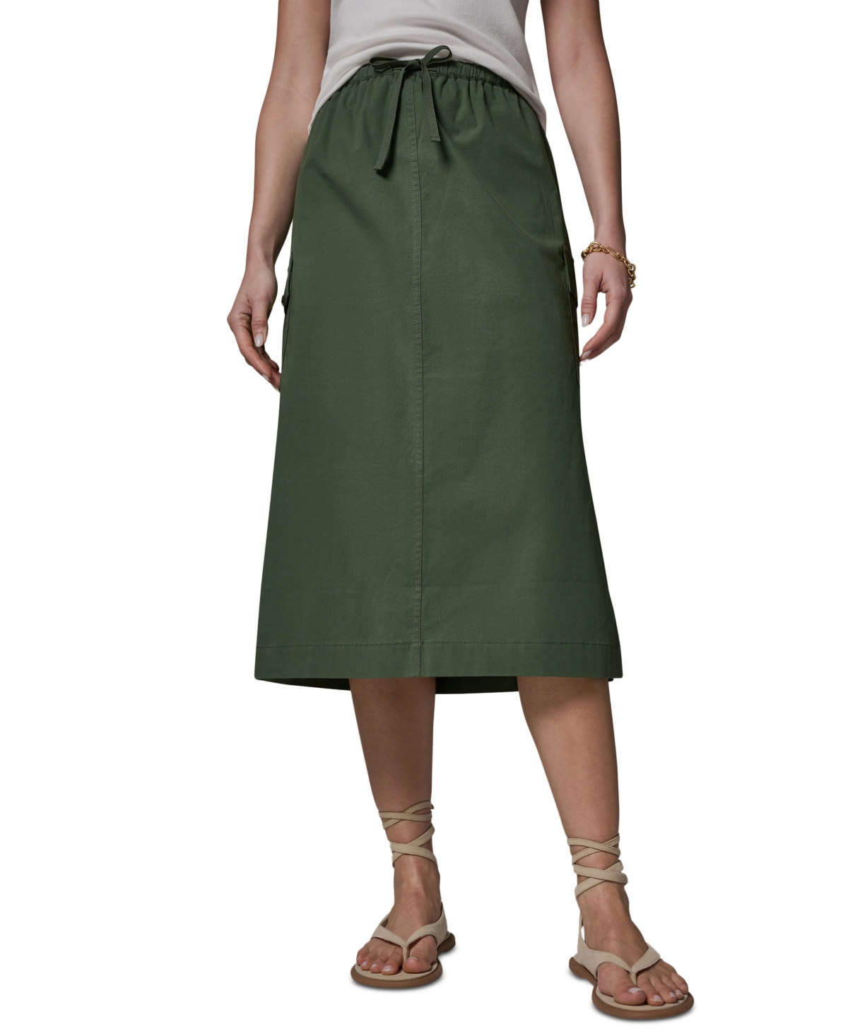 Donna Karan Weekend Women’s Cargo Pocket Skirt – Verde