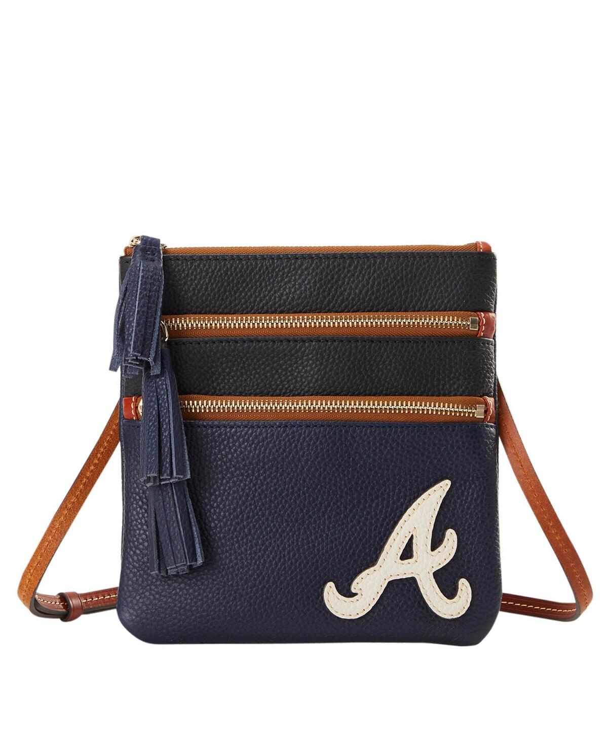 Dooney & Bourke Atlanta Braves Infield Triple Zip Crossbody Purse Dooney & Bourke Atlanta Braves Infield Triple Zip Crossbody Purse