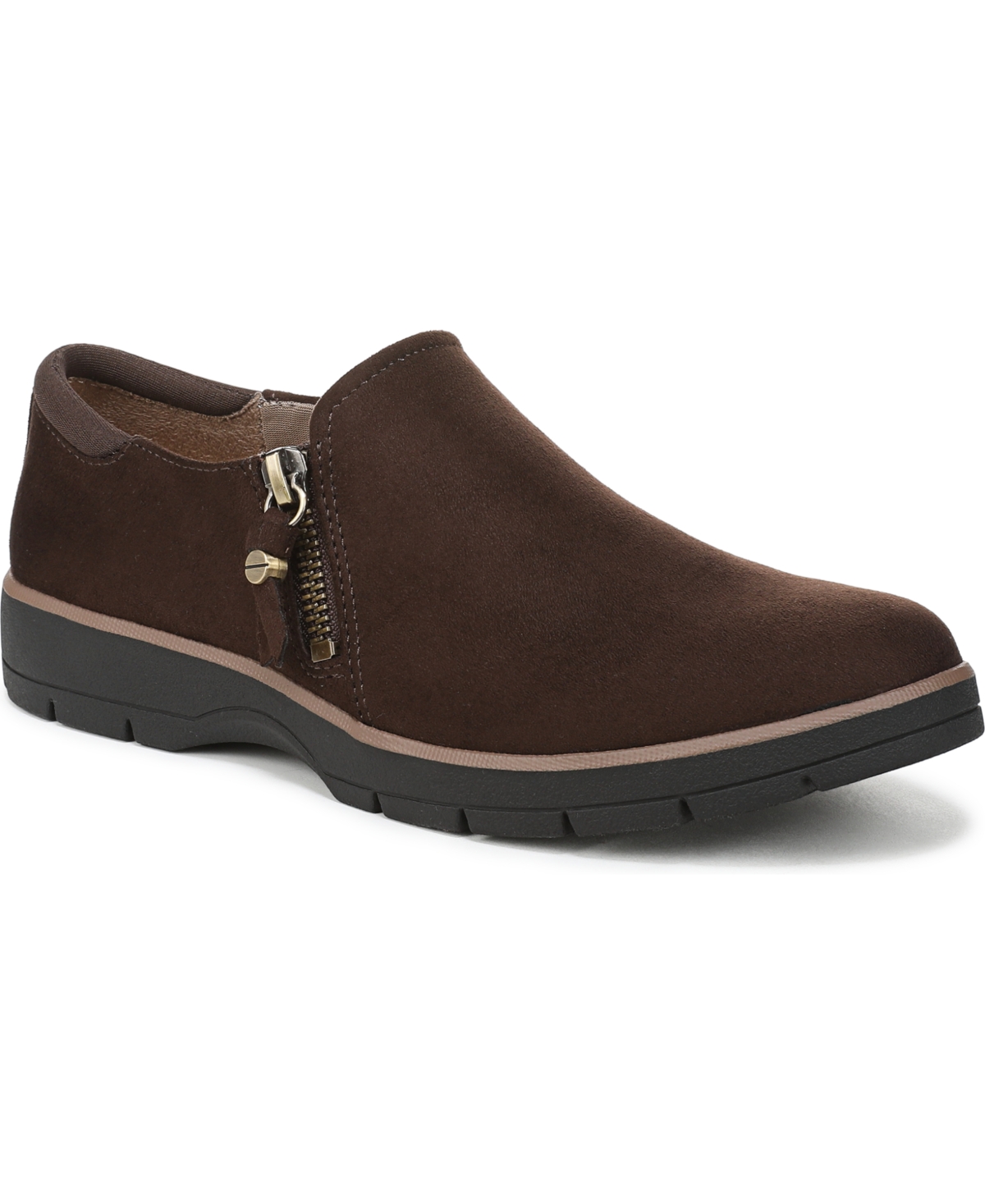 Dr. Scholl’s Women’s Nice Day Now Slip On Shoes – Brown Microfiber