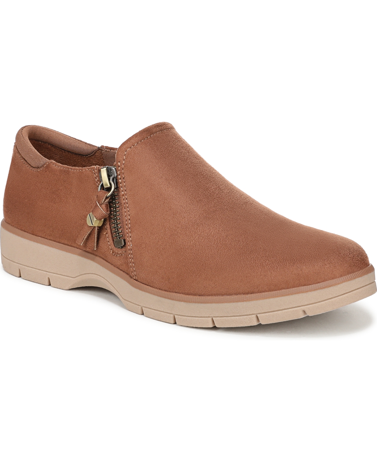 Dr. Scholl’s Women’s Nice Day Now Slip On Shoes – Honey Brown Microfiber Dr. Scholl’s Women’s Nice Day Now Slip On Shoes – Honey Brown Microfiber