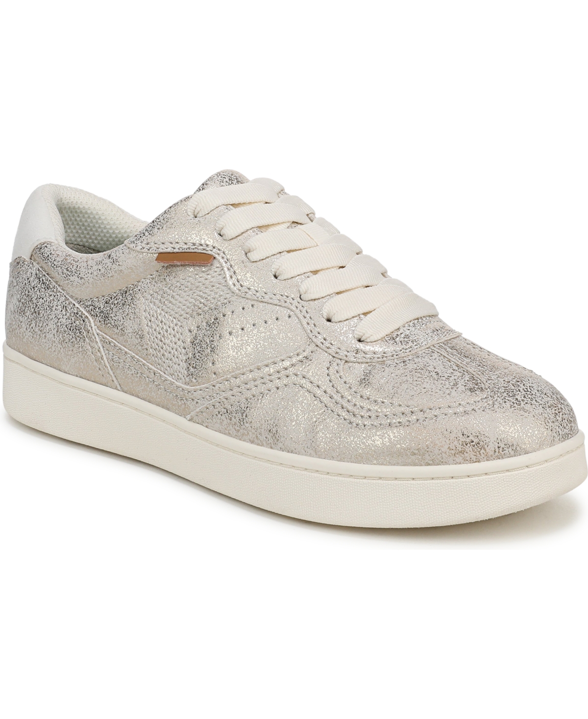 Dr. Scholl’s Women’s Right On Lace-Up Shoes – Light Gold Faux Leather