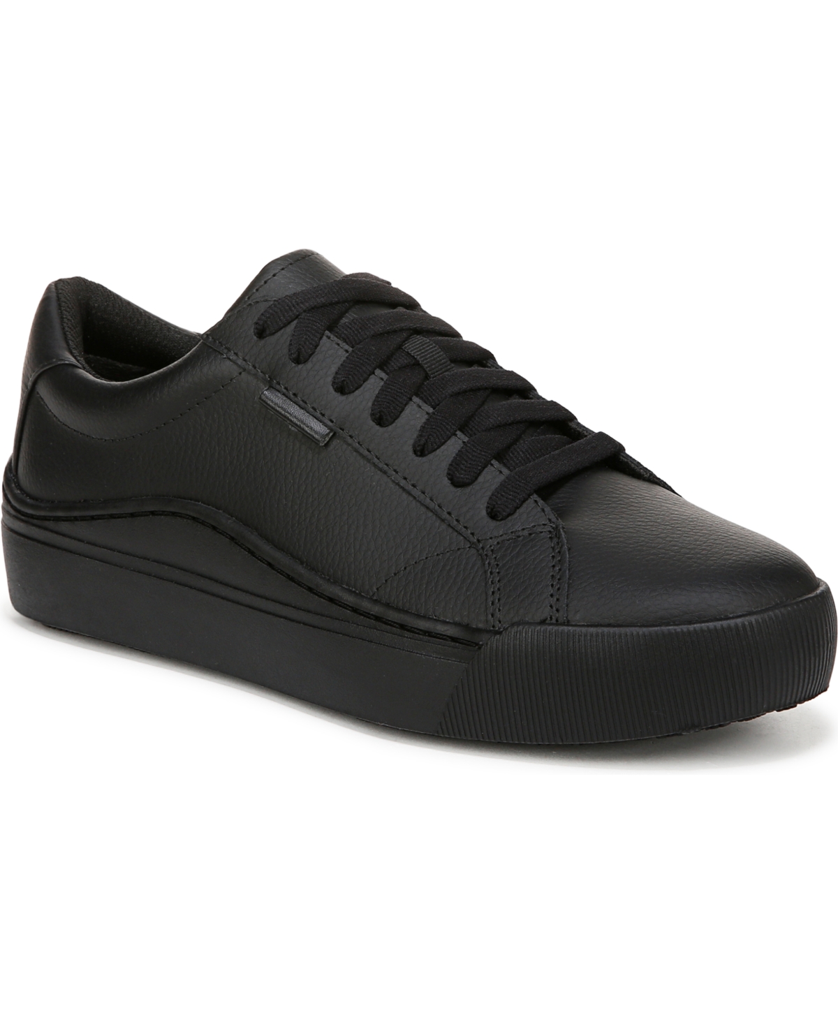 Dr. Scholl’s Women’s Time On Sr Slip-Resistant Work Shoes – Black Leather