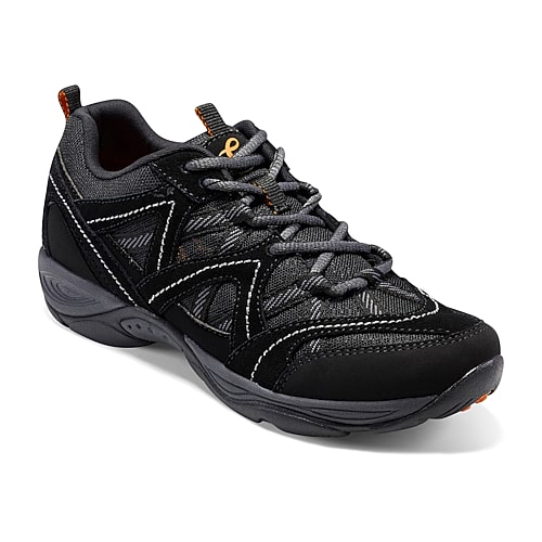 Easy Spirit Exploremap Womens Moc Closed Toe Oxford Shoes, 5 Medium, Black