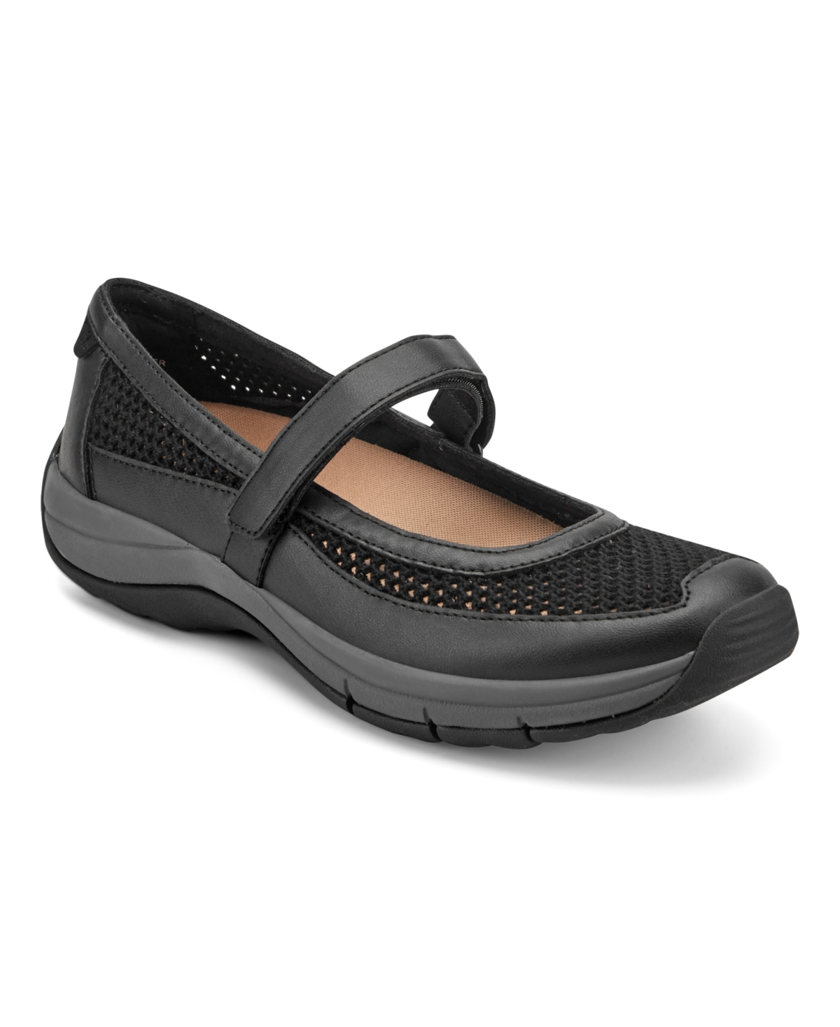 Easy Spirit Women’s Briana Mary Jane Walking Shoes – Black Mesh Easy Spirit Women’s Briana Mary Jane Walking Shoes – Black Mesh