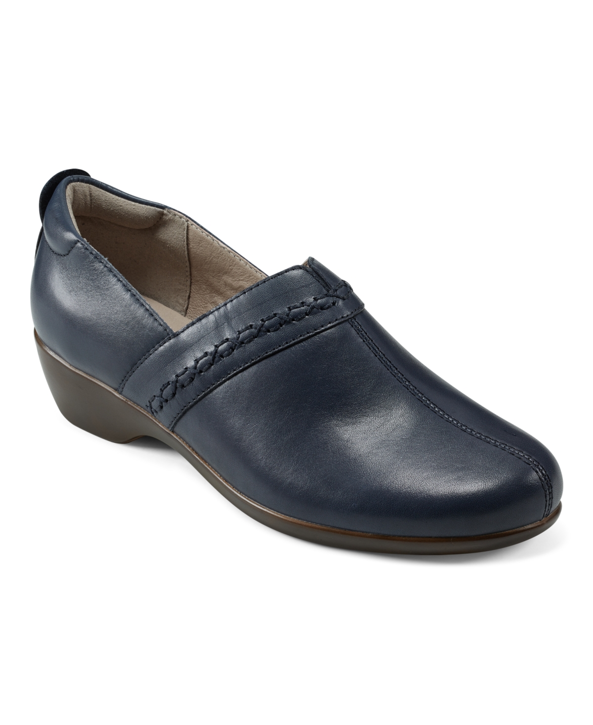 Easy Spirit Women’s Dolores Slip-On Shoe – Navy Leather Easy Spirit Women’s Dolores Slip-On Shoe – Navy Leather