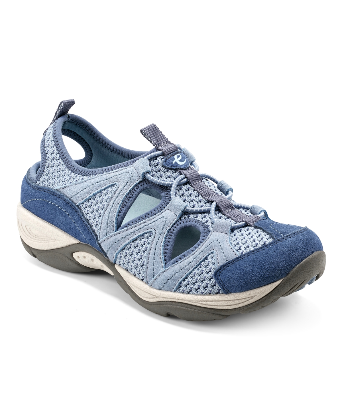 Easy Spirit Women’s Earthen Round Toe Casual Walking Shoes – Blue Multi Suede and Textile Easy Spirit Women’s Earthen Round Toe Casual Walking Shoes – Blue Multi Suede and Textile