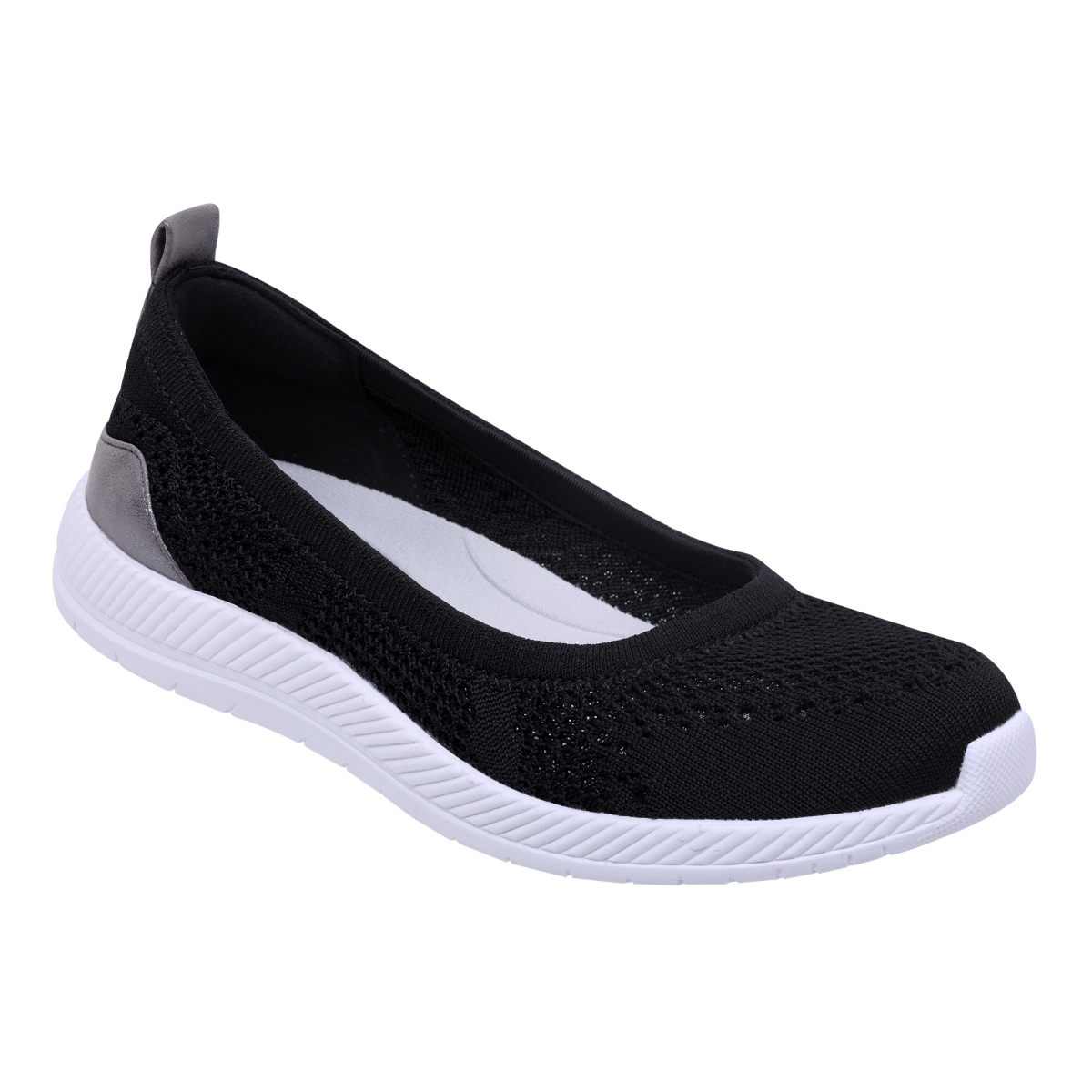 Easy Spirit Women’s Glitz Slip-On Walking Shoe – Black Easy Spirit Women’s Glitz Slip-On Walking Shoe – Black