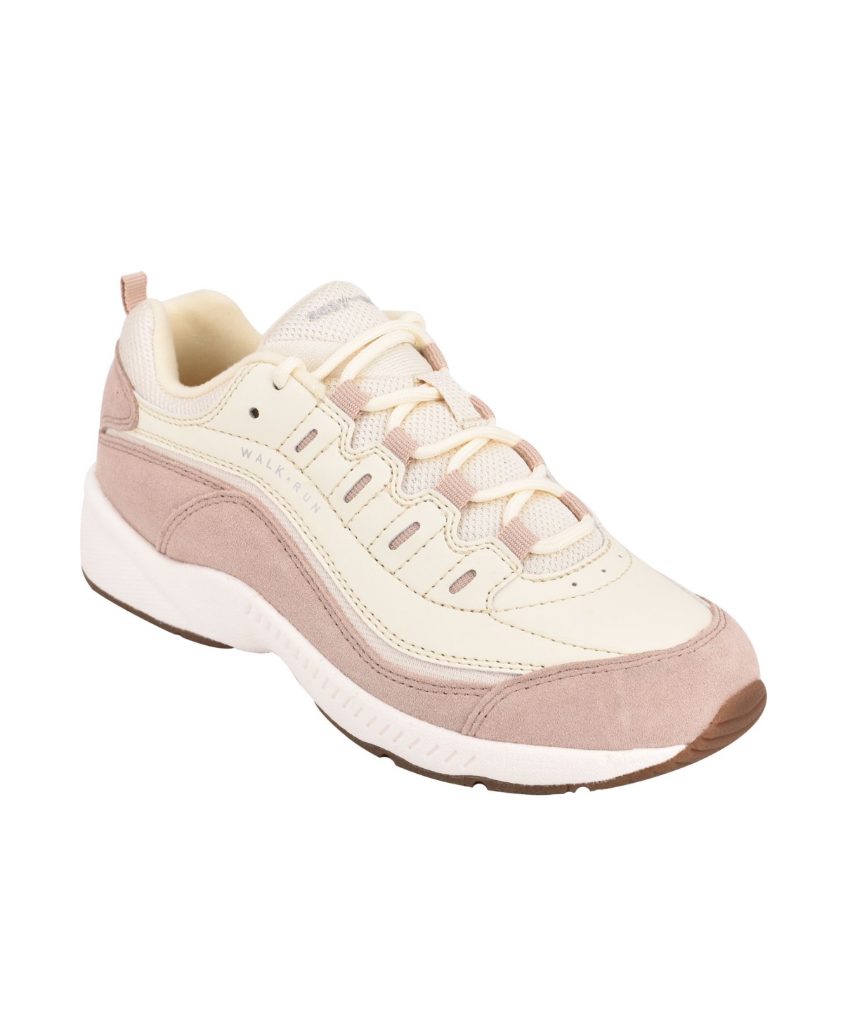 Easy Spirit Women’s Romy Lightweight Easy-On Walking Shoes – Beige/Light Pink Easy Spirit Women’s Romy Lightweight Easy-On Walking Shoes – Beige/Light Pink