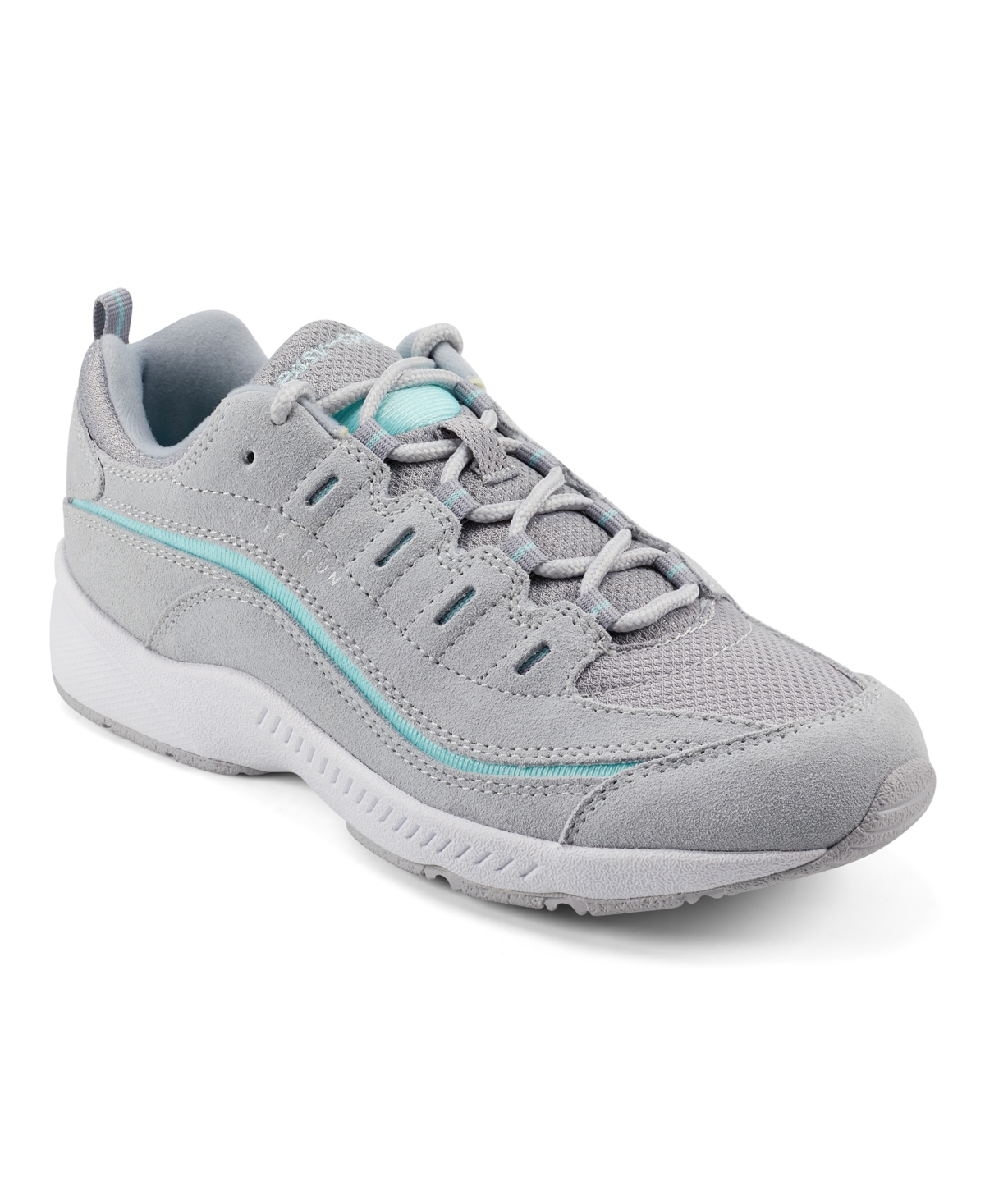 Easy Spirit Women’s Romy Lightweight Easy-On Walking Shoes – Light Gray/Light Blue Easy Spirit Women’s Romy Lightweight Easy-On Walking Shoes – Light Gray/Light Blue
