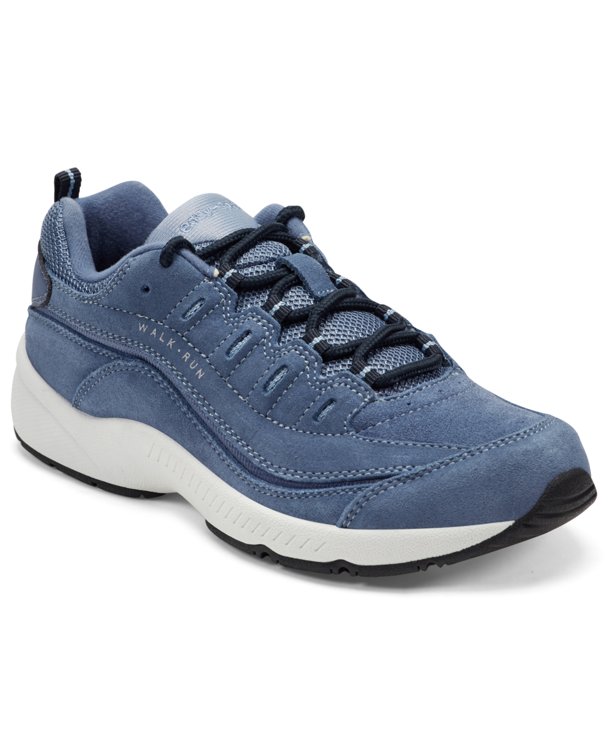 Easy Spirit Women’s Romy Lightweight Easy-On Walking Shoes – Medium Indigo Blue Suede Easy Spirit Women’s Romy Lightweight Easy-On Walking Shoes – Medium Indigo Blue Suede