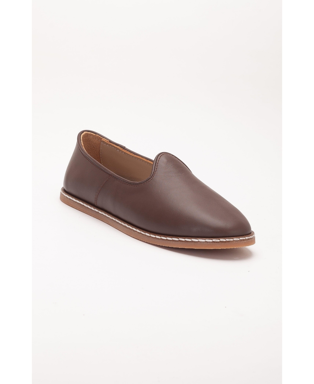 Epilogue Shoes Dalya Leather Slip On Flats (Women) – Dark brown leather Epilogue Shoes Dalya Leather Slip On Flats (Women) – Dark brown leather