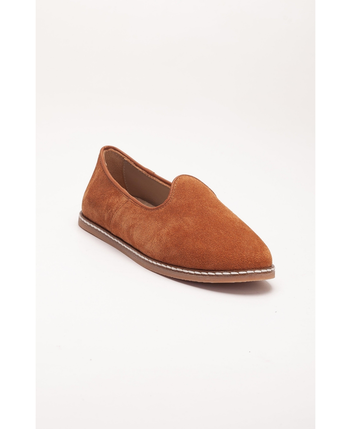 Epilogue Shoes Istanbul Suede Leather Slip On Flats (Women) – Cognac suede leather Epilogue Shoes Istanbul Suede Leather Slip On Flats (Women) – Cognac suede leather