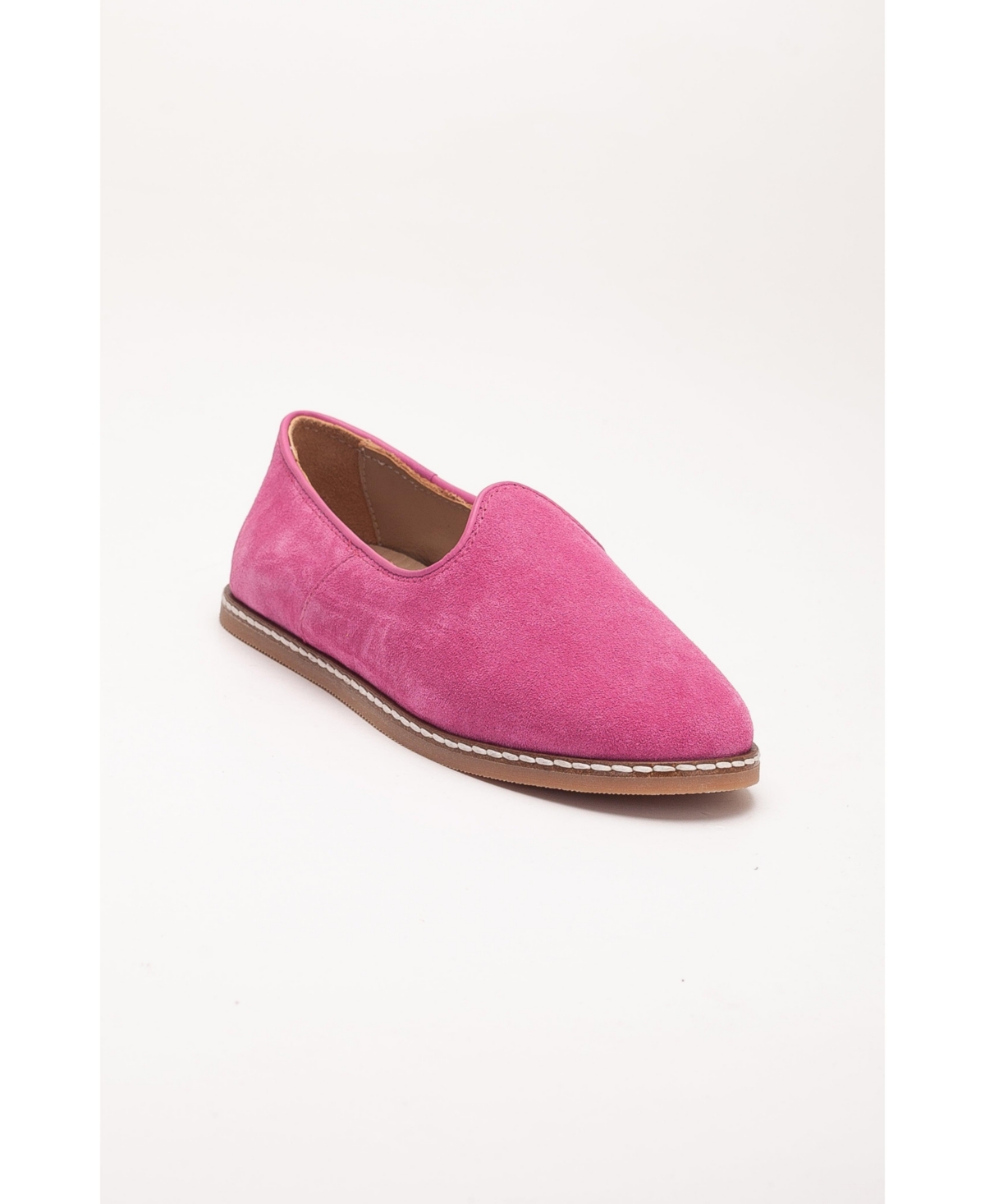 Epilogue Shoes Istanbul Suede Leather Slip On Flats (Women) – Fuchsia pink suede leather Epilogue Shoes Istanbul Suede Leather Slip On Flats (Women) – Fuchsia pink suede leather