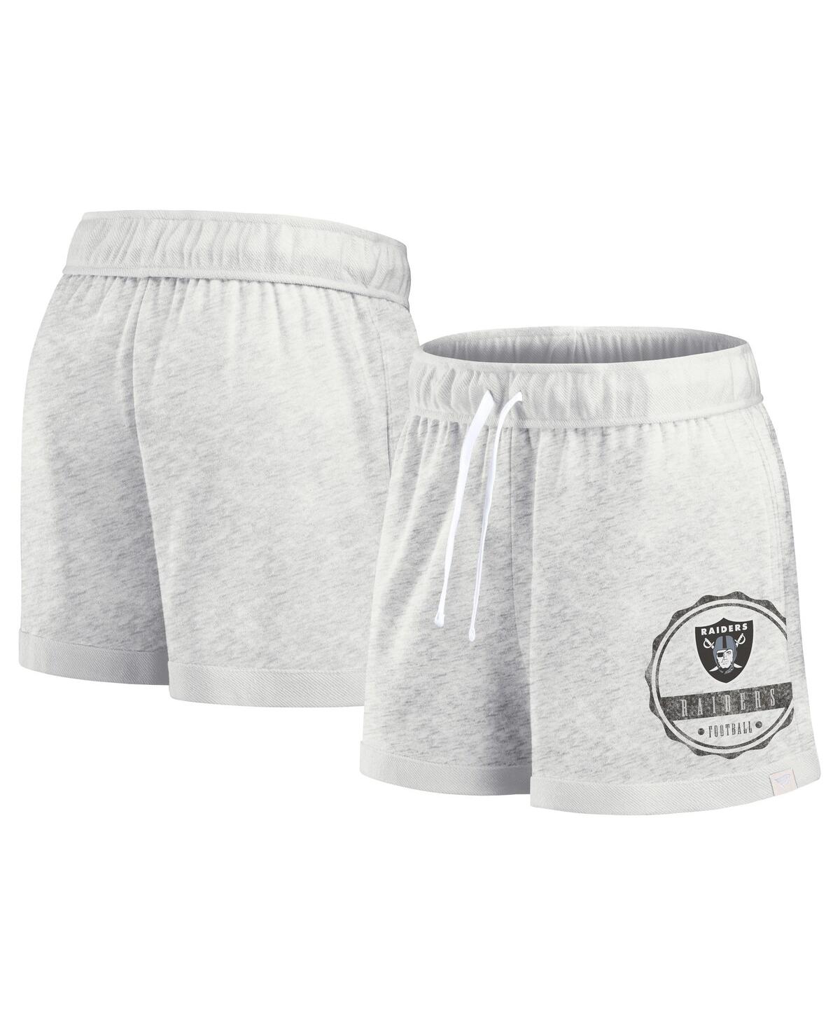 Fanatics Women’s Oatmeal Las Vegas Raiders Vintage Badge Shorts – Oatmeal Fanatics Women’s Oatmeal Las Vegas Raiders Vintage Badge Shorts – Oatmeal