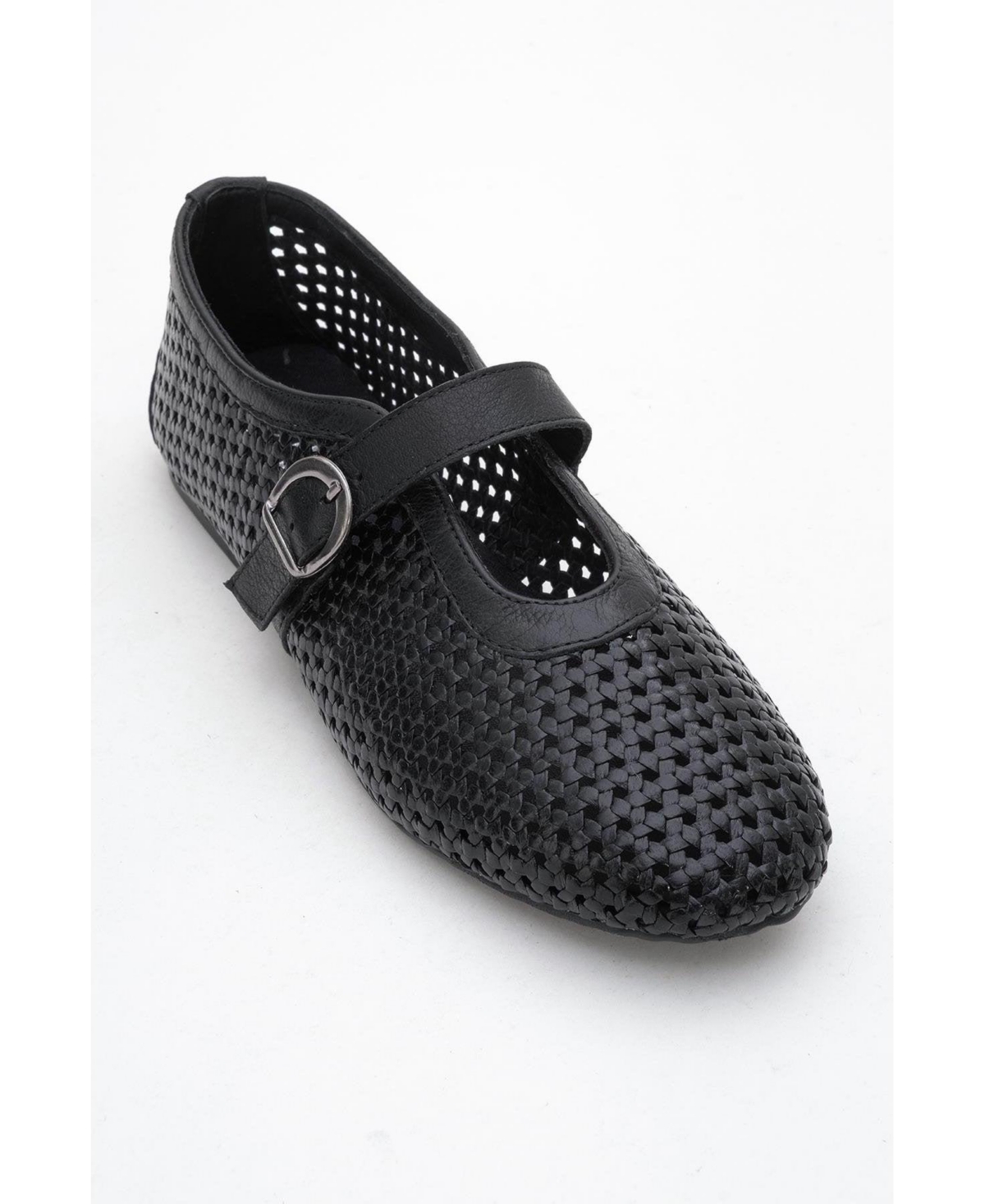 Forever & Always Shoes Mirella Braided Leather Ballet Flats (Women) – Black leather Forever & Always Shoes Mirella Braided Leather Ballet Flats (Women) – Black leather