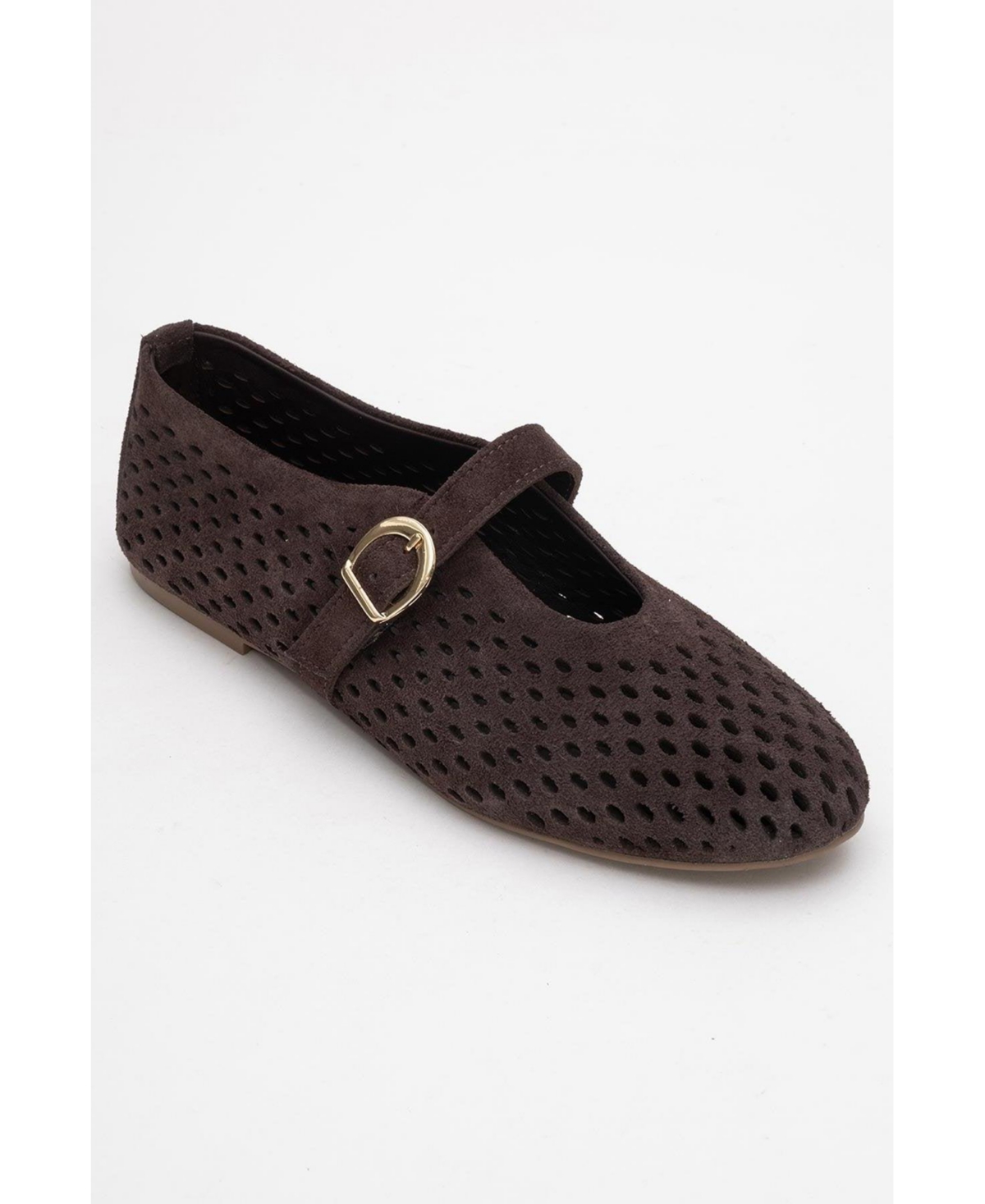 Forever & Always Shoes Women’s Arian Leather Ballet Flat – Brown suede Forever & Always Shoes Women’s Arian Leather Ballet Flat – Brown suede