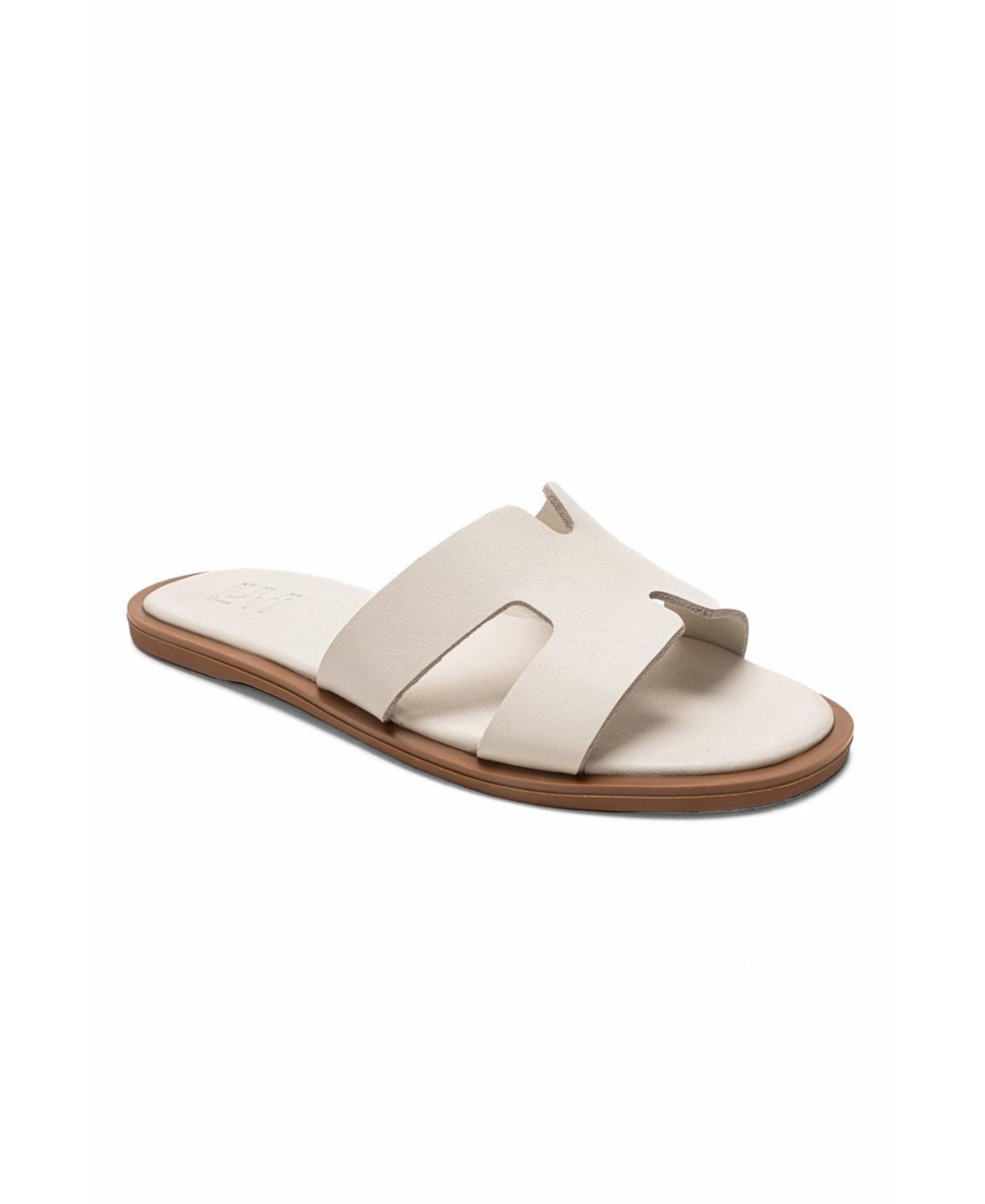 Forever & Always Shoes Women’s Biora Leather Slide – Ecru Forever & Always Shoes Women’s Biora Leather Slide – Ecru