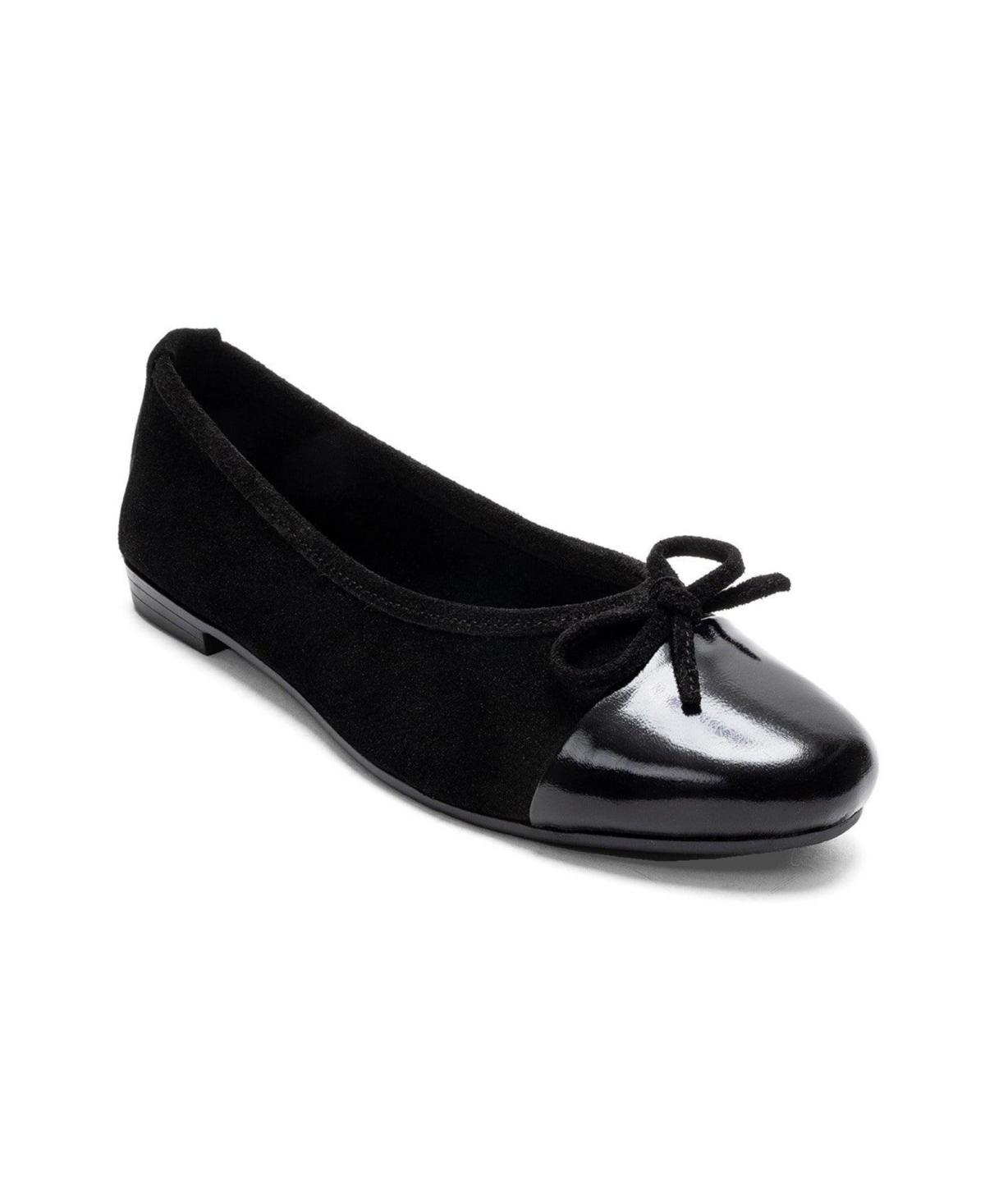Forever & Always Shoes Women’s Boleo Leather Ballet Flat – Black suede Forever & Always Shoes Women’s Boleo Leather Ballet Flat – Black suede