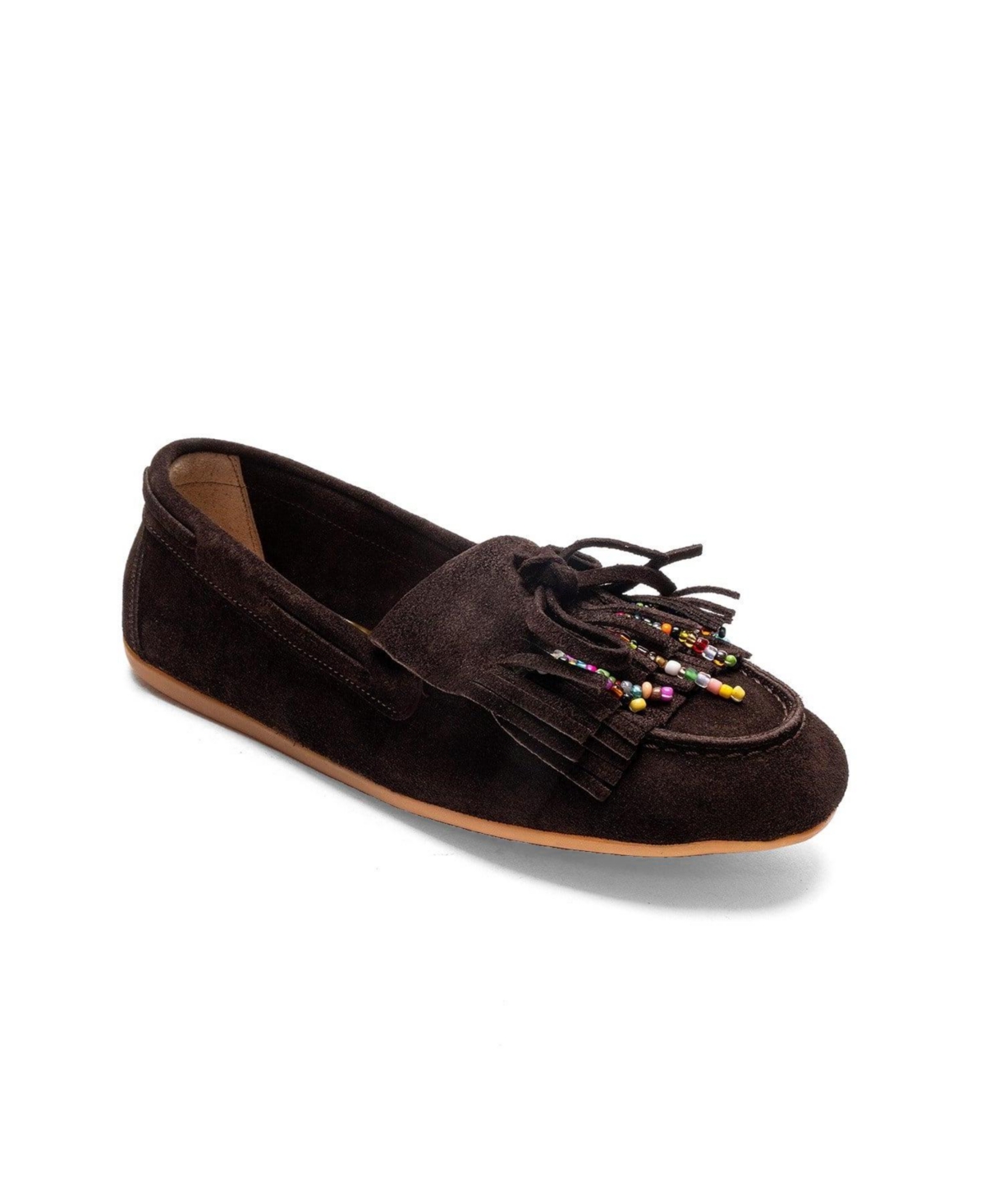 Forever & Always Shoes Women’s Evelyn Leather Loafer – Brown suede Forever & Always Shoes Women’s Evelyn Leather Loafer – Brown suede