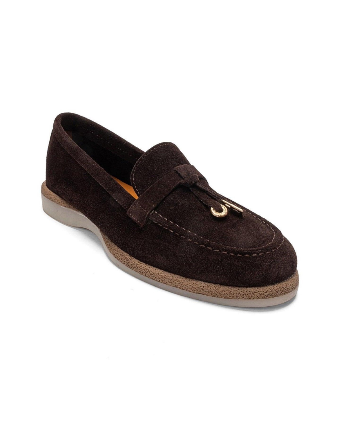 Forever & Always Shoes Women’s Ilvena Leather Loafer – Brown suede