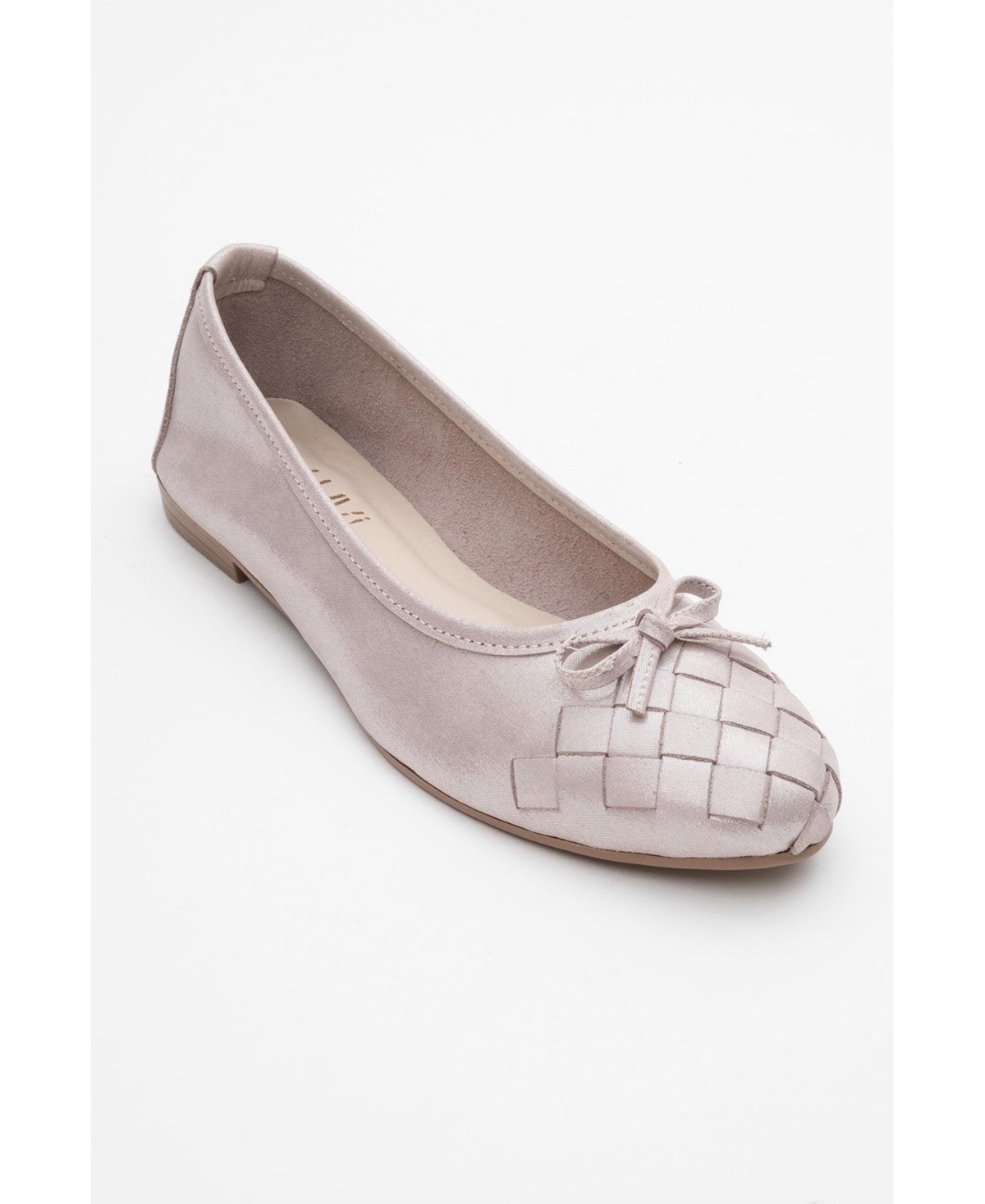 Forever & Always Shoes Women’s Nopos Leather Cap Toe Ballet Flat – Beige