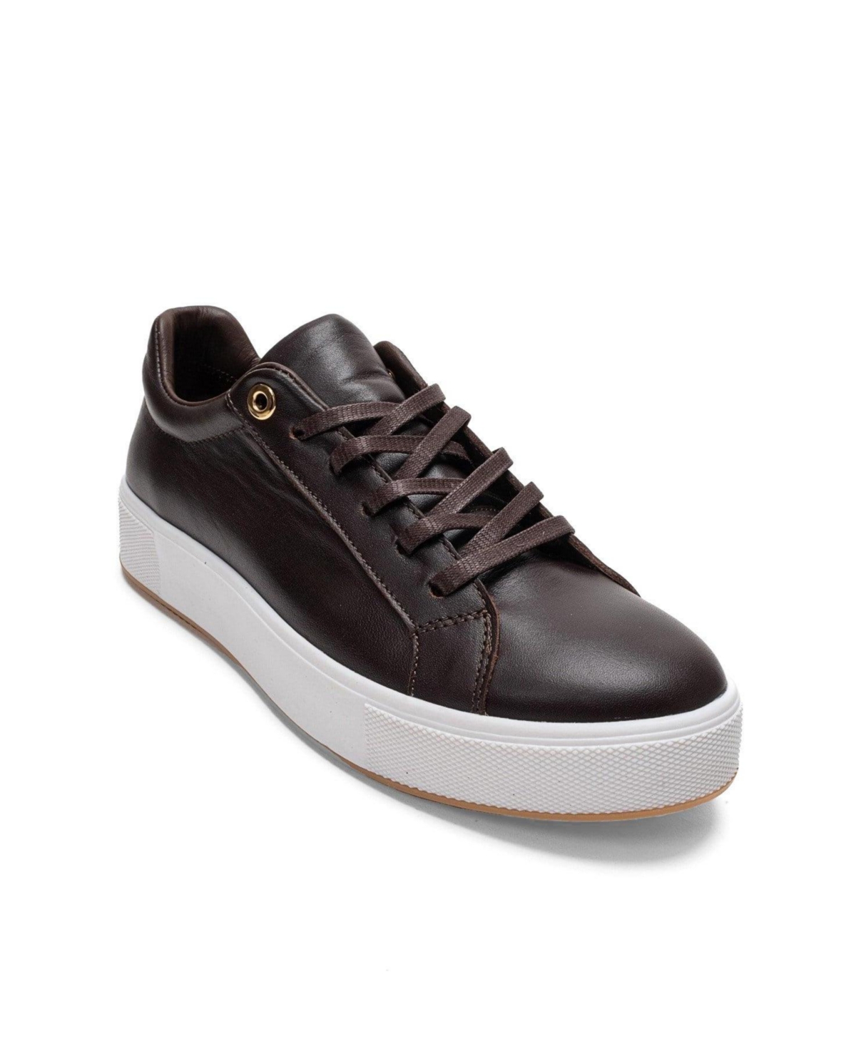 Forever & Always Shoes Women’s Pallen Leather Casual Sneaker – Brown