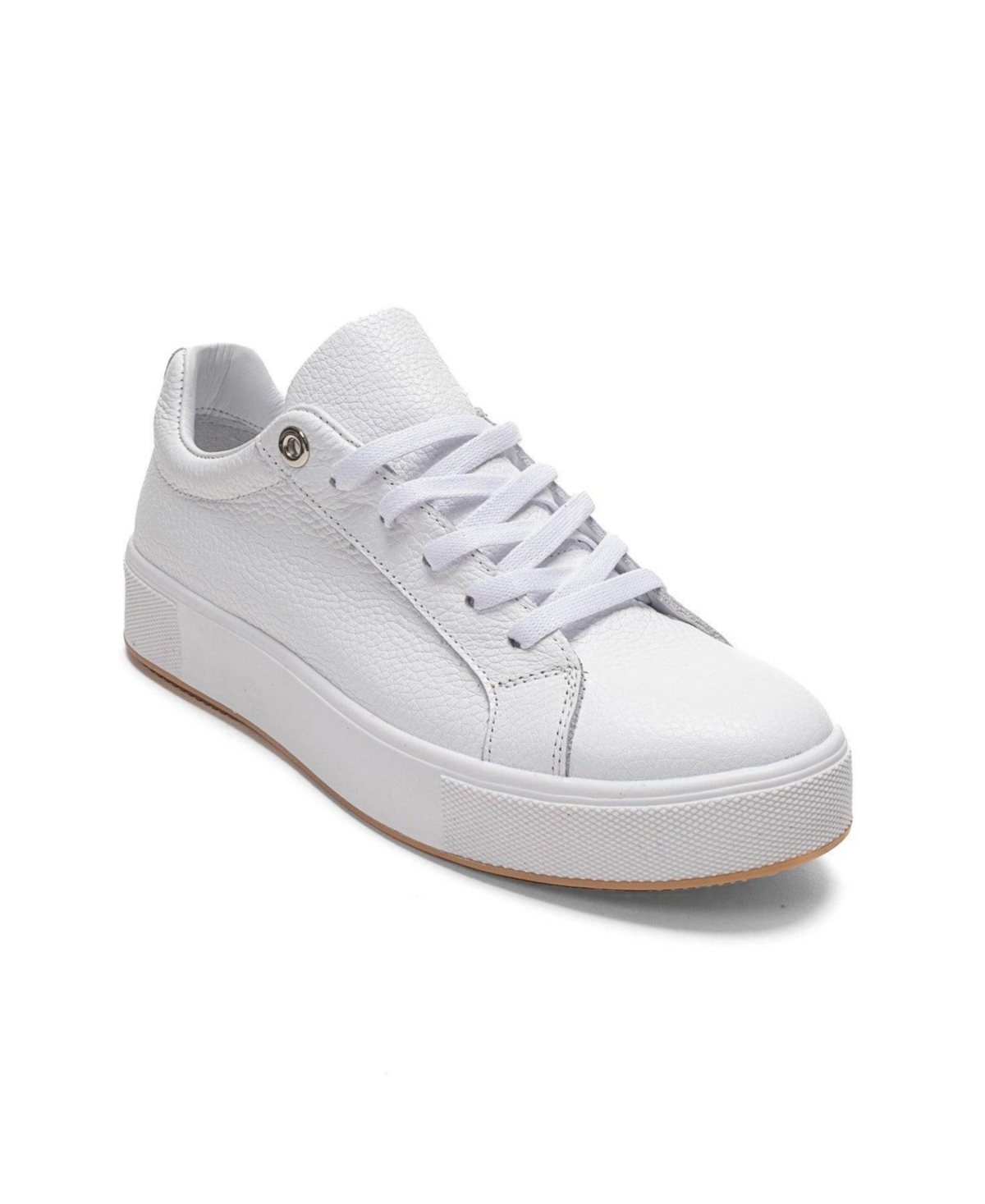 Forever & Always Shoes Women’s Pallen Leather Casual Sneaker – White Forever & Always Shoes Women’s Pallen Leather Casual Sneaker – White
