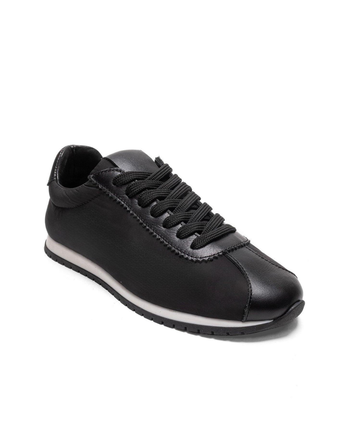 Forever & Always Shoes Women’s Unica Leather Sport Sneaker – Black Forever & Always Shoes Women’s Unica Leather Sport Sneaker – Black