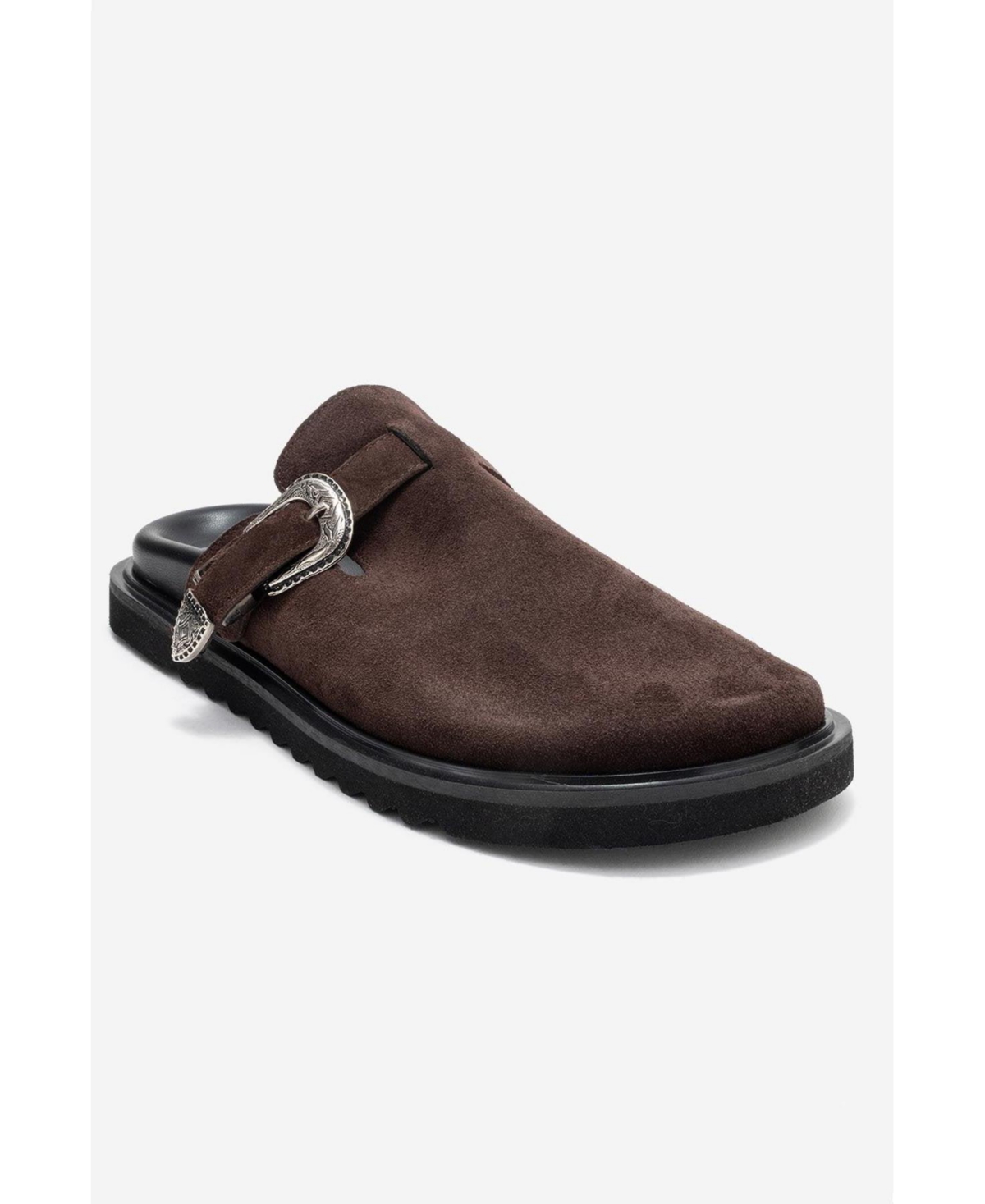 Forever & Always Shoes Women’s Vesta Leather Mule – Brown suede leather Forever & Always Shoes Women’s Vesta Leather Mule – Brown suede leather