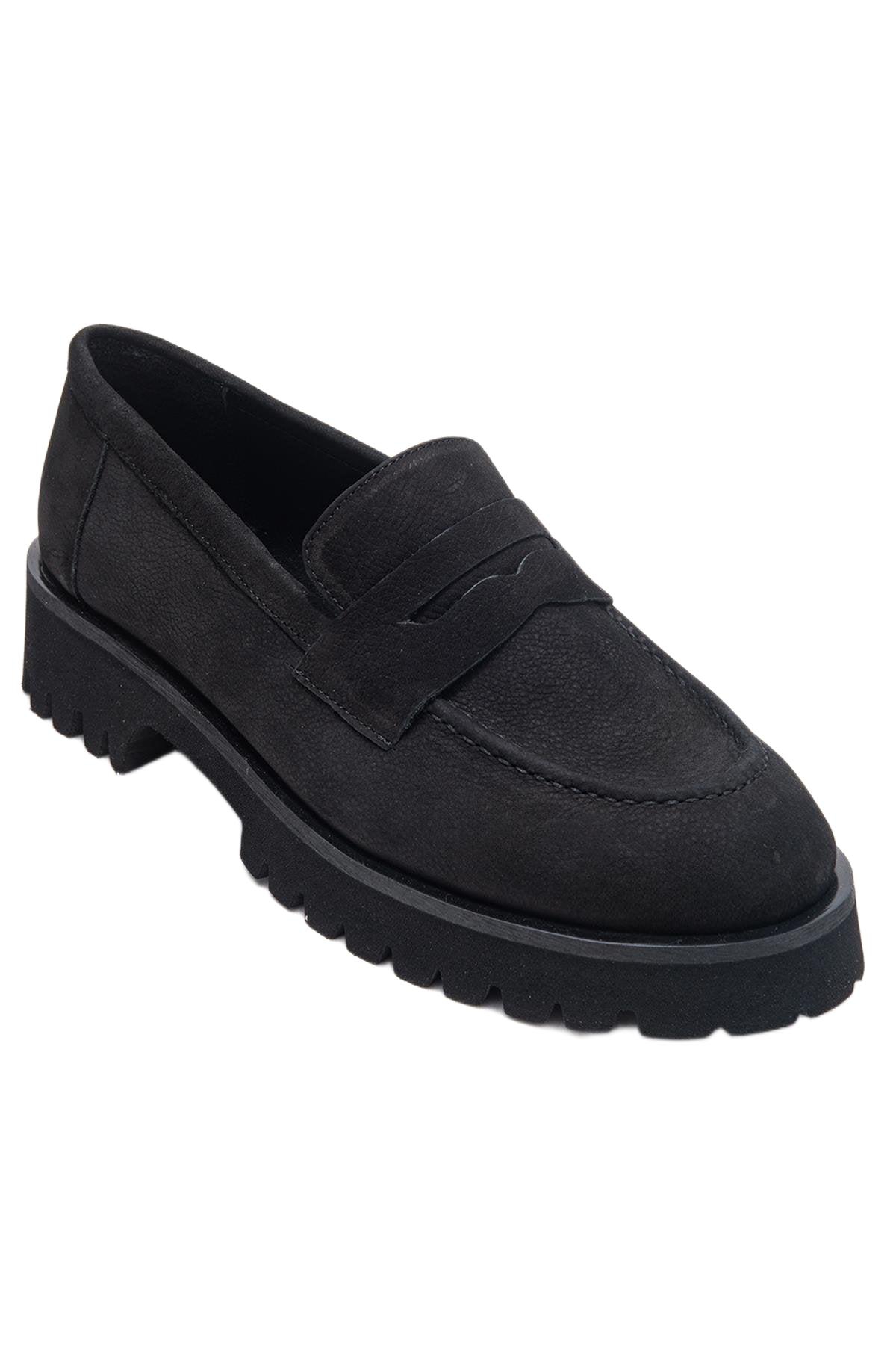 Forever & Always Women’s Shoes Vionel Leather Loafer (Women) – Black suede leather Forever & Always Women’s Shoes Vionel Leather Loafer (Women) – Black suede leather