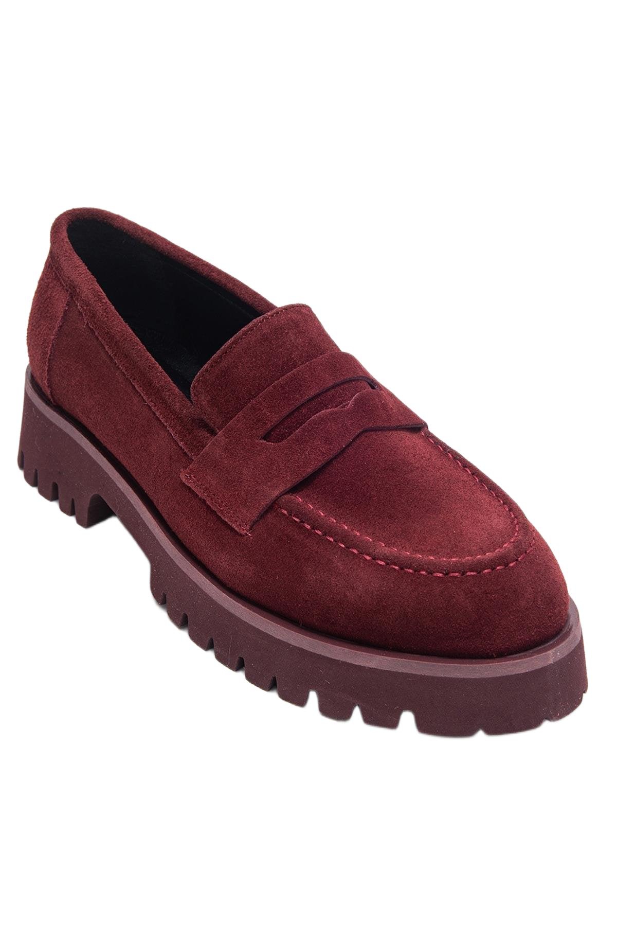 Forever & Always Women’s Shoes Vionel Leather Loafer (Women) – Burgundy suede leather Forever & Always Women’s Shoes Vionel Leather Loafer (Women) – Burgundy suede leather