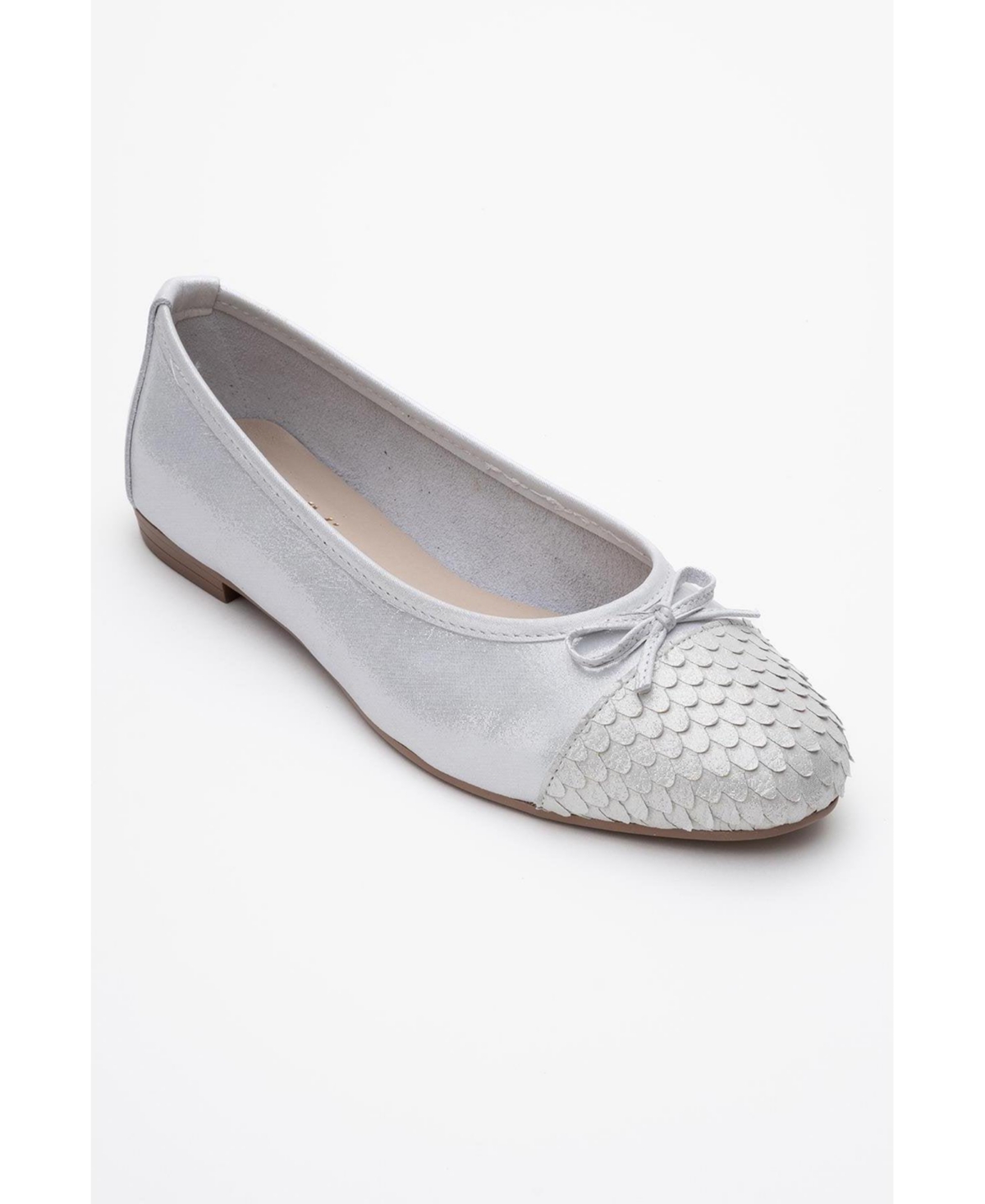 Forever and Always Shoes Copos Women’s Leather Bow Cap Toe Ballet Flat – White Forever and Always Shoes Copos Women’s Leather Bow Cap Toe Ballet Flat – White