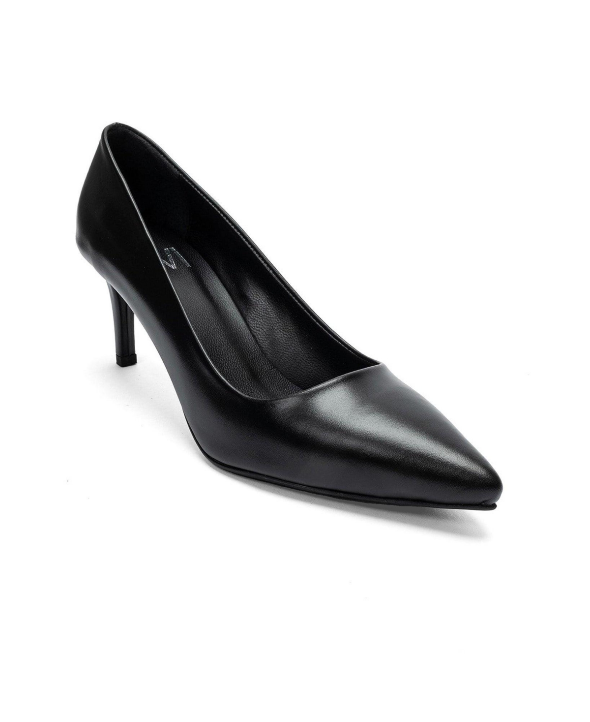 Forever and Always Shoes Women’s Clyde Leather Stiletto Pointed Toe Pump – Black Forever and Always Shoes Women’s Clyde Leather Stiletto Pointed Toe Pump – Black