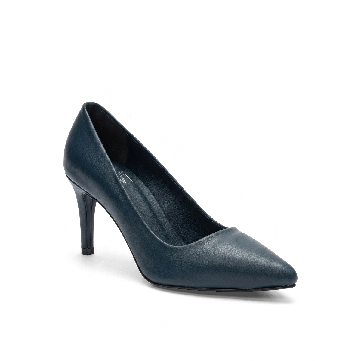 Forever and Always Shoes Women’s Clyde Leather Stiletto Pointed Toe Pump – Navy Forever and Always Shoes Women’s Clyde Leather Stiletto Pointed Toe Pump – Navy