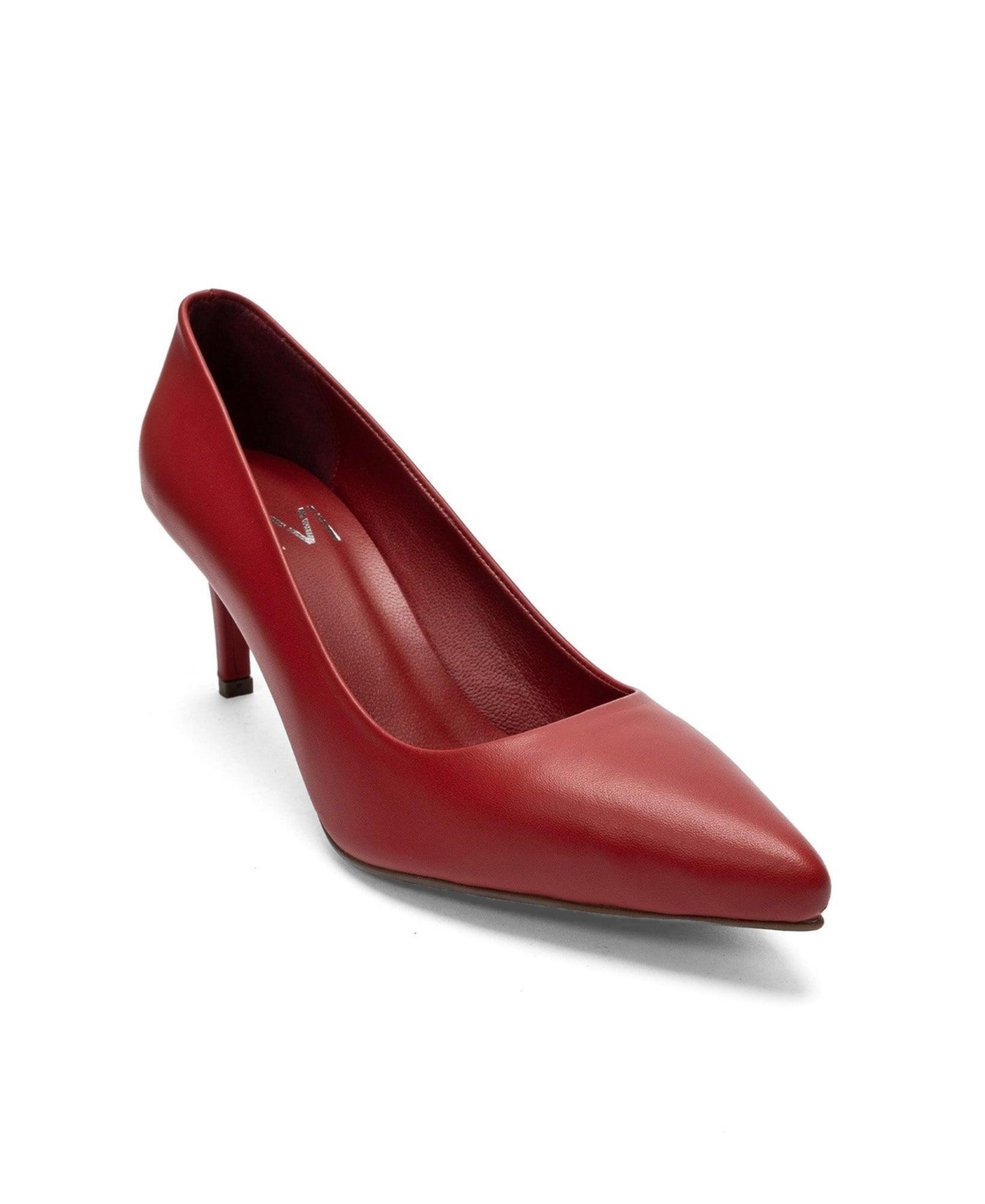 Forever and Always Shoes Women’s Clyde Leather Stiletto Pointed Toe Pump – Red Forever and Always Shoes Women’s Clyde Leather Stiletto Pointed Toe Pump – Red