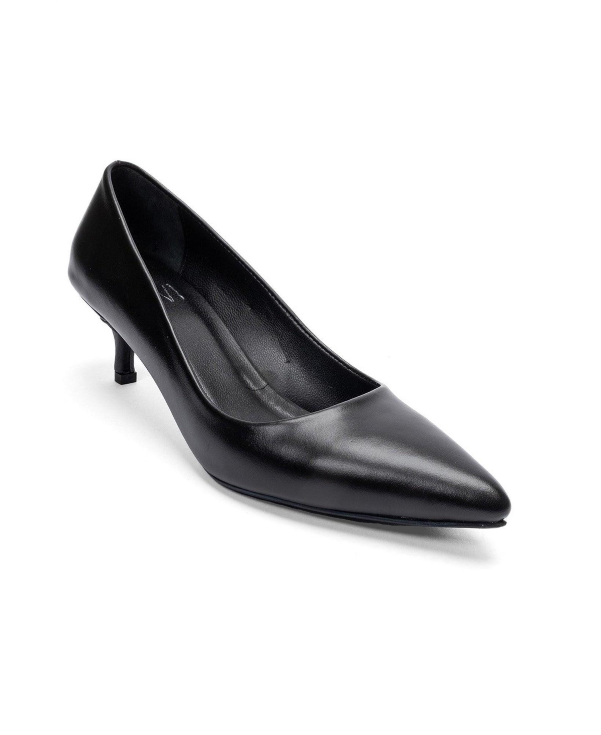 Forever and Always Shoes Women’s Jalen Leather Stiletto Pump – Black Forever and Always Shoes Women’s Jalen Leather Stiletto Pump – Black
