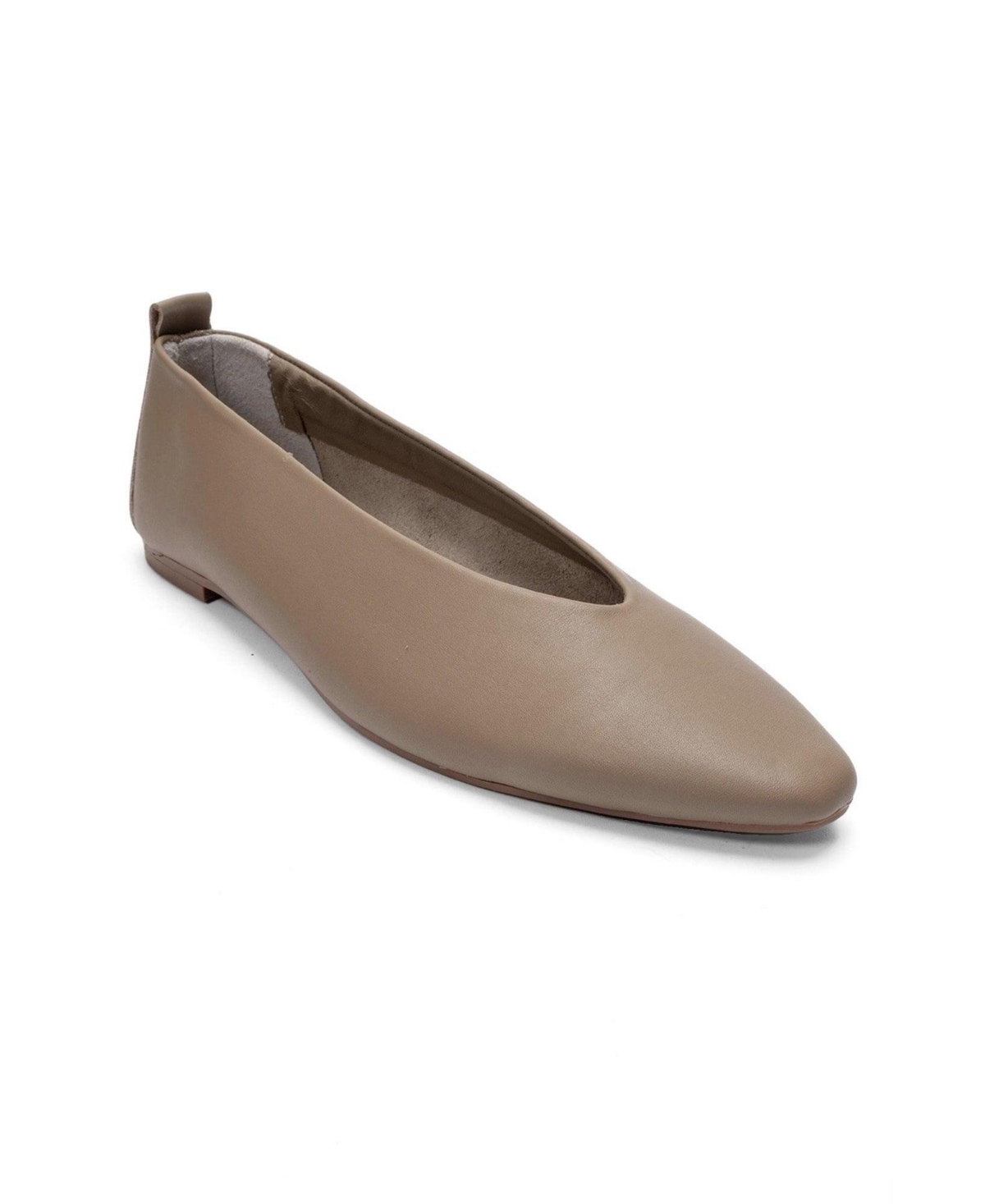 Forever and Always Shoes Women’s Jenas Leather Ballet Flat – Mink Forever and Always Shoes Women’s Jenas Leather Ballet Flat – Mink