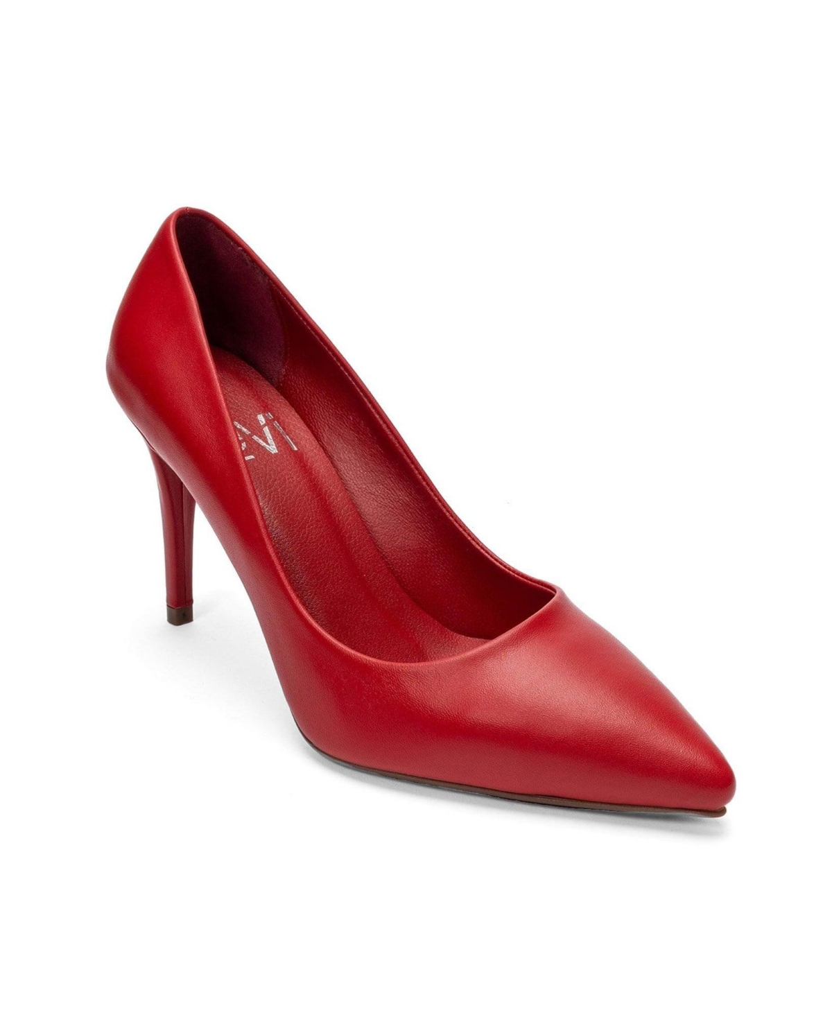 Forever and Always Shoes Women’s Moriel Leather Stiletto Pump – Red Forever and Always Shoes Women’s Moriel Leather Stiletto Pump – Red