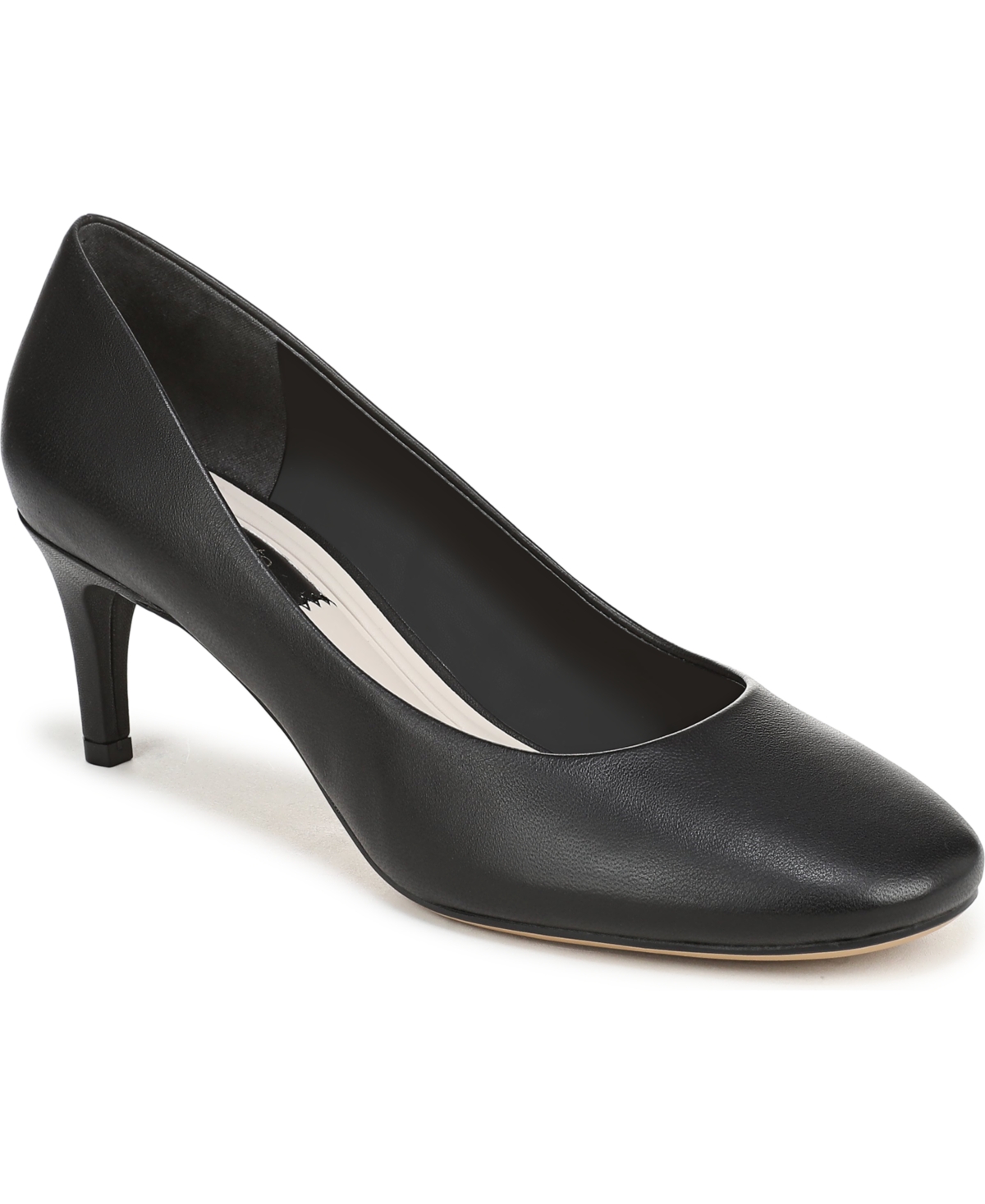 Franco Sarto Women’s Kamari Pointed Toe Pump Shoes – Black Leather Franco Sarto Women’s Kamari Pointed Toe Pump Shoes – Black Leather