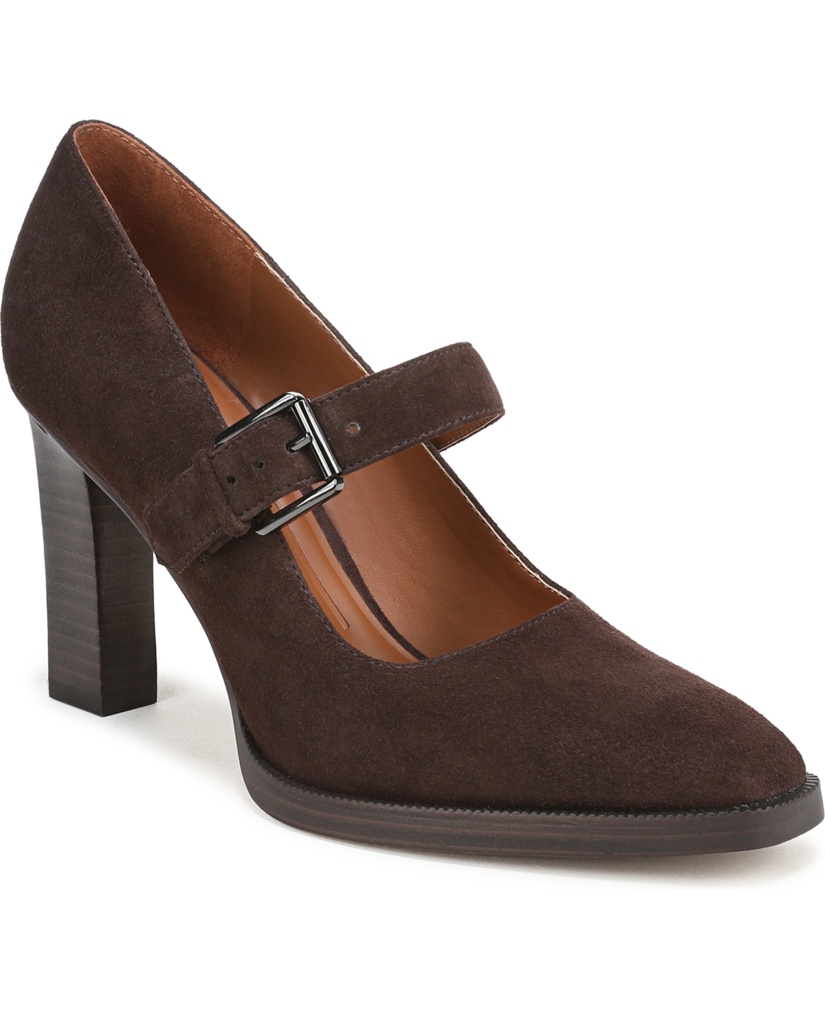 Franco Sarto Women’s Shalina Square Toe Mary Jane Shoes – Hickory Brown Suede Franco Sarto Women’s Shalina Square Toe Mary Jane Shoes – Hickory Brown Suede
