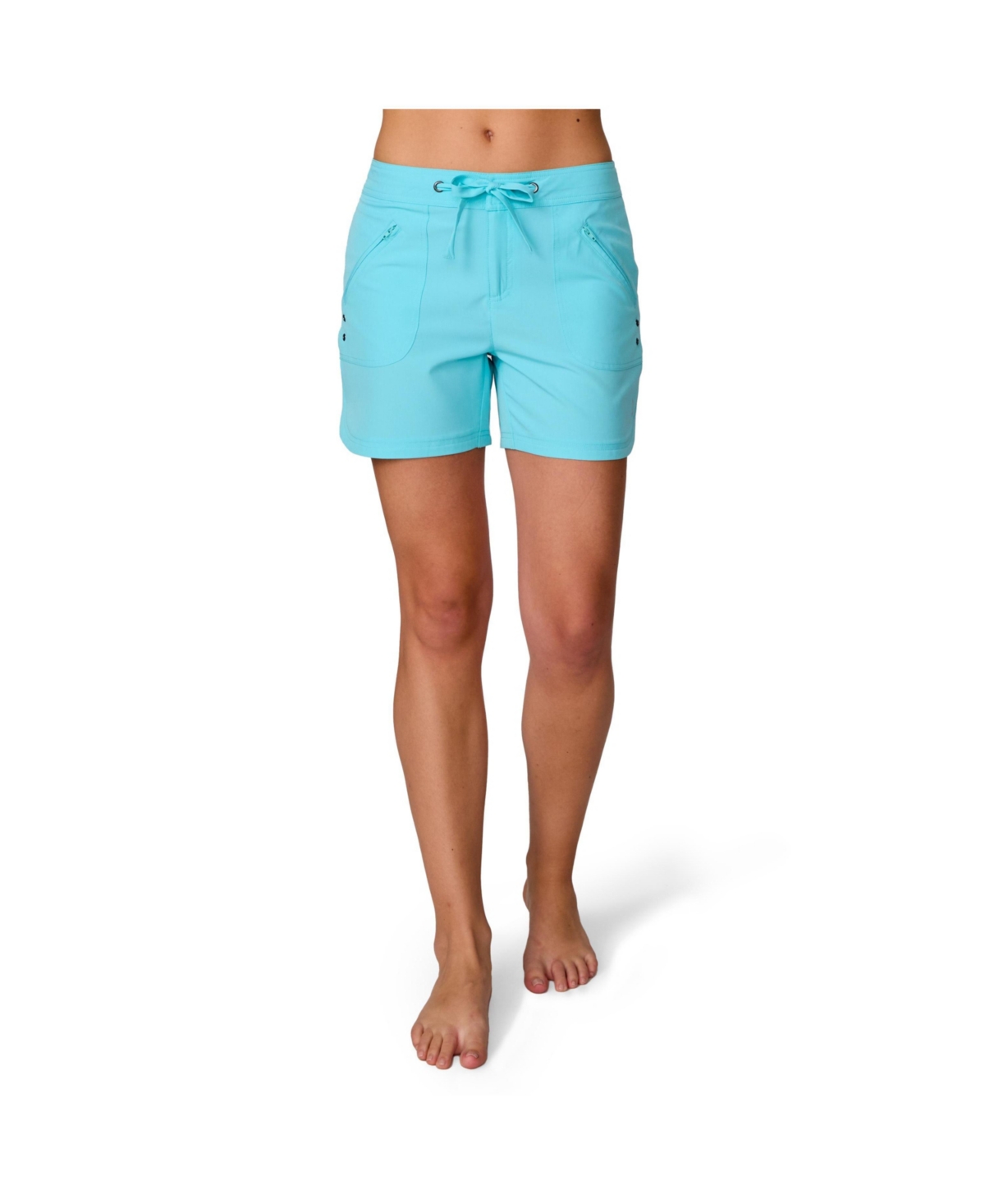 Free Country Women’s 5″ Bermuda Board Short – Aqua