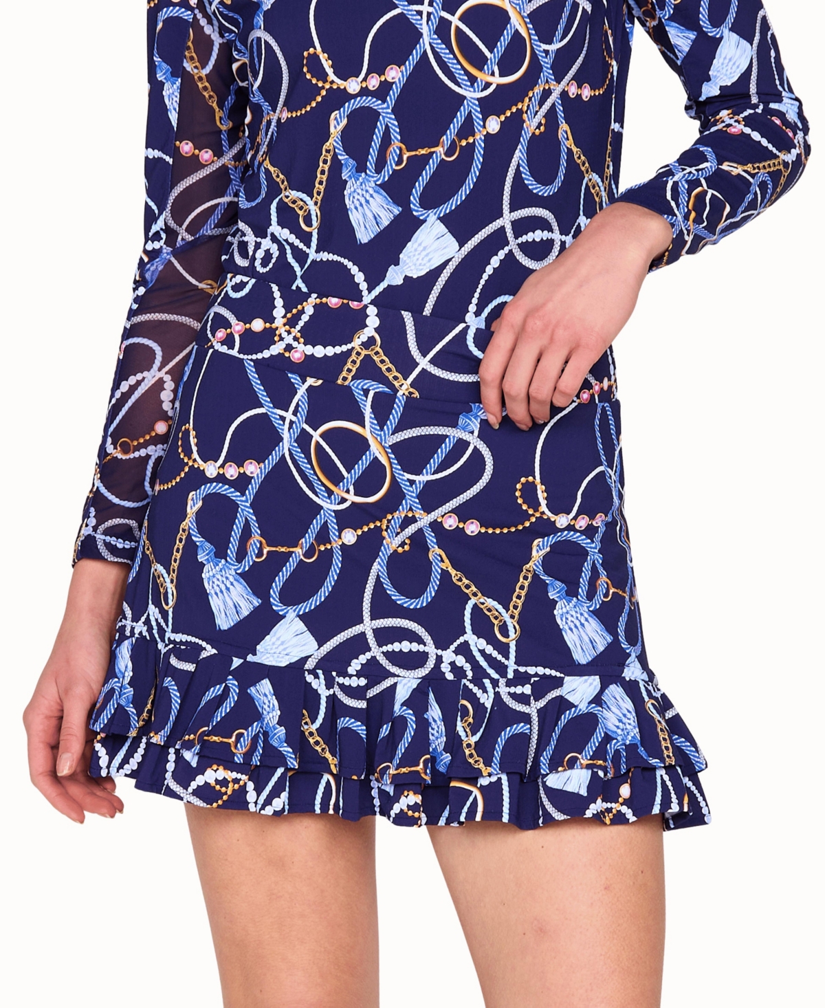 G Lifestyle Clothing Women’s Double-Tiered Ruffles A-Line Mini Skort – Navy belts G Lifestyle Clothing Women’s Double-Tiered Ruffles A-Line Mini Skort – Navy belts