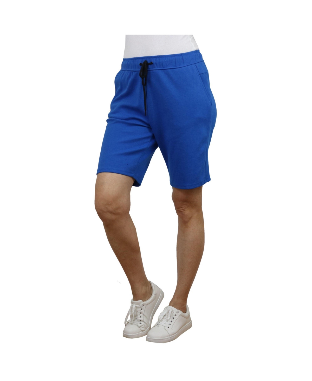 Galaxy By Harvic Women’s Loose Fit Tech Fleece Performance Shorts With Heat Seal Zipper Pocket – Royal Galaxy By Harvic Women’s Loose Fit Tech Fleece Performance Shorts With Heat Seal Zipper Pocket – Royal
