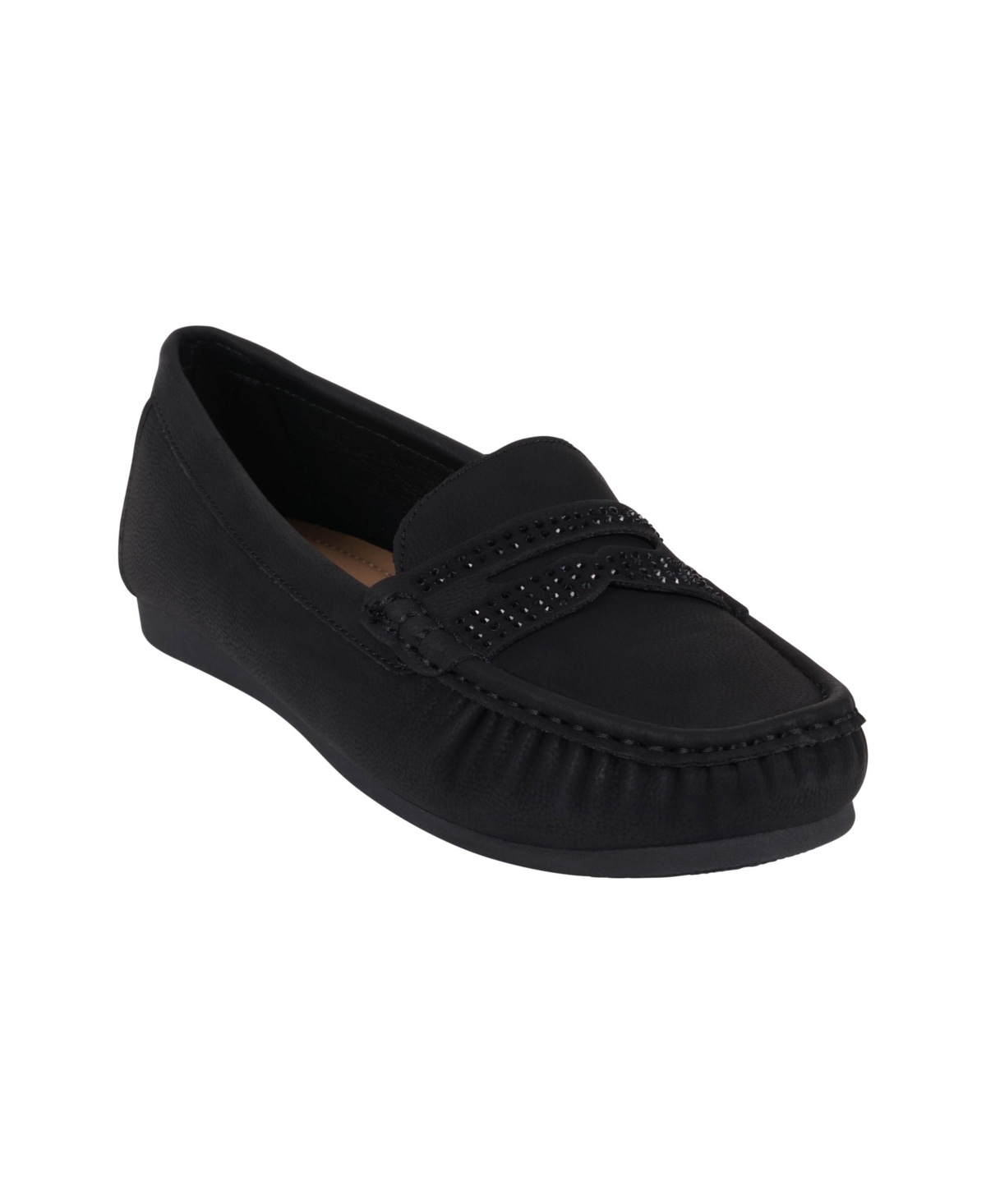 Gc Shoes Women’s Eagle Embellished Driving Moccasin Loafers – Black Gc Shoes Women’s Eagle Embellished Driving Moccasin Loafers – Black