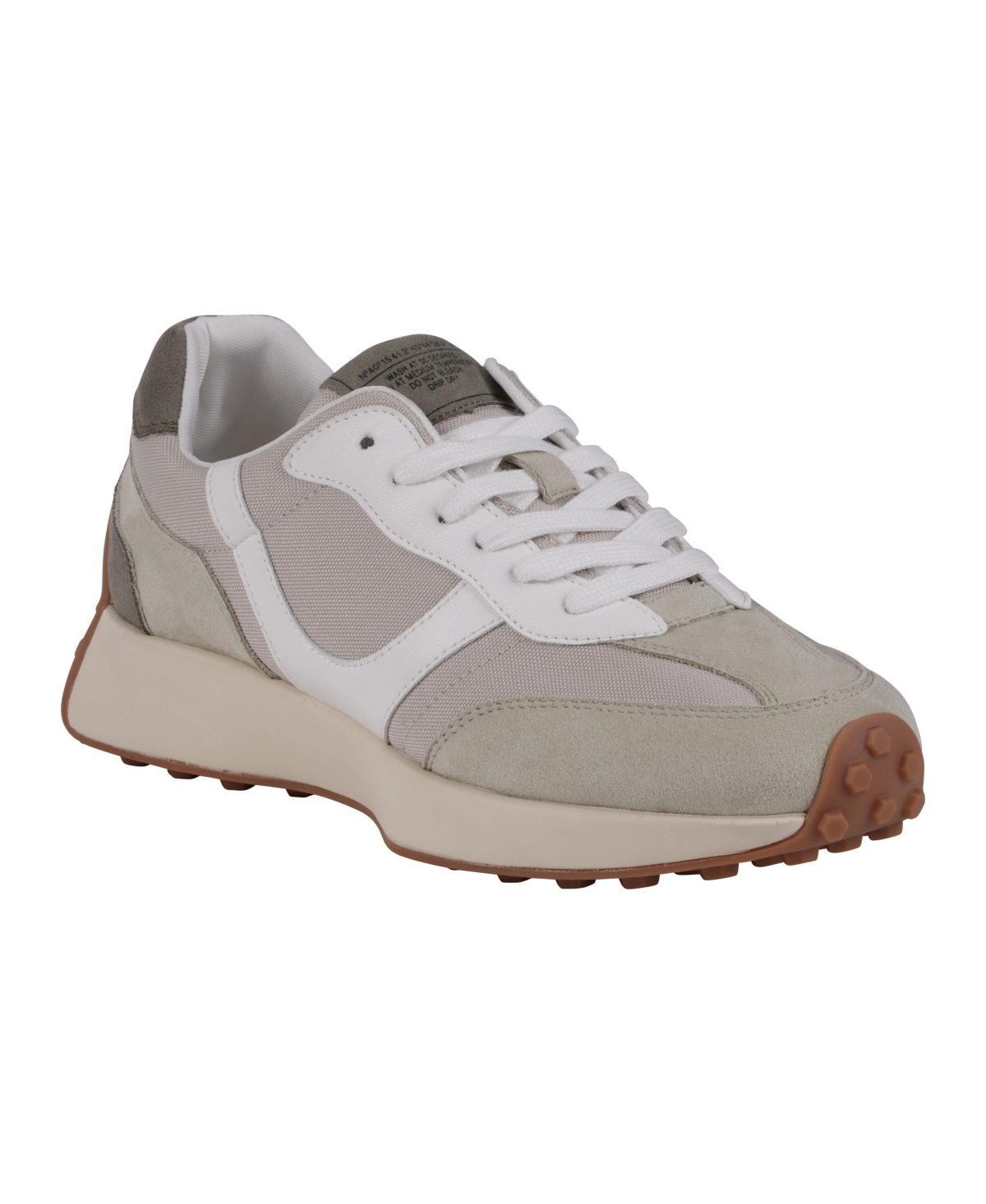 Gc Shoes Women’s Howell Lace Up Retro Sneakers – White, Khaki