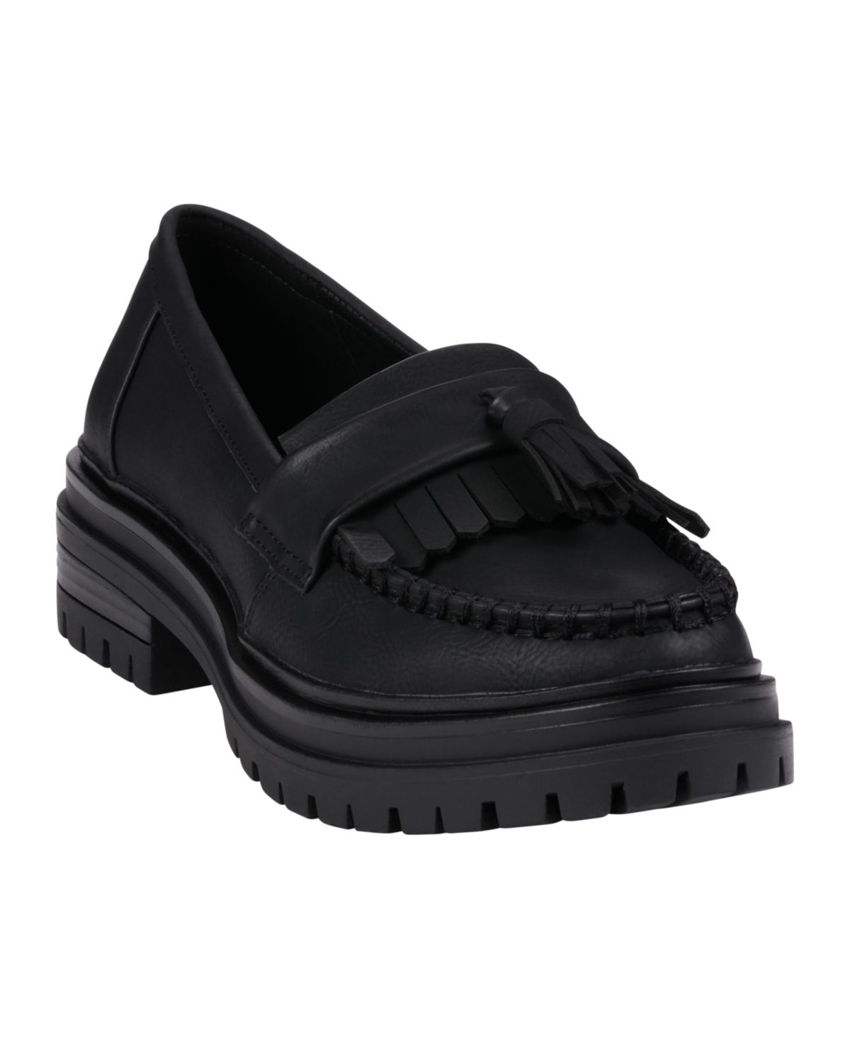 Gc Shoes Women’s Tillie Tassel Lug Sole Loafers – Black Gc Shoes Women’s Tillie Tassel Lug Sole Loafers – Black