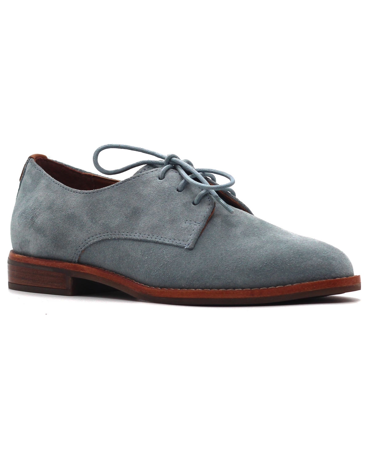 Gentle Souls Women’s Aronson Almond Toe Suede Lace-Up Oxford Shoes – Blue Suede Gentle Souls Women’s Aronson Almond Toe Suede Lace-Up Oxford Shoes – Blue Suede
