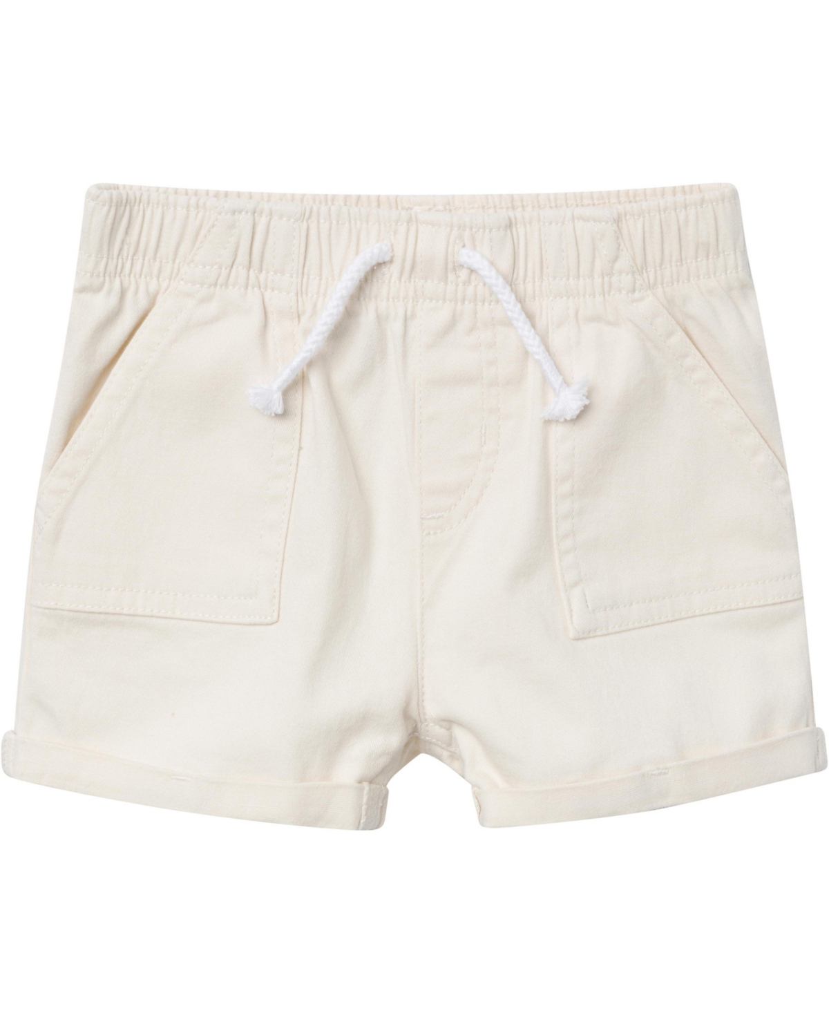 Gerber Baby Girls Twill Shorts, Light Tan – Light tan