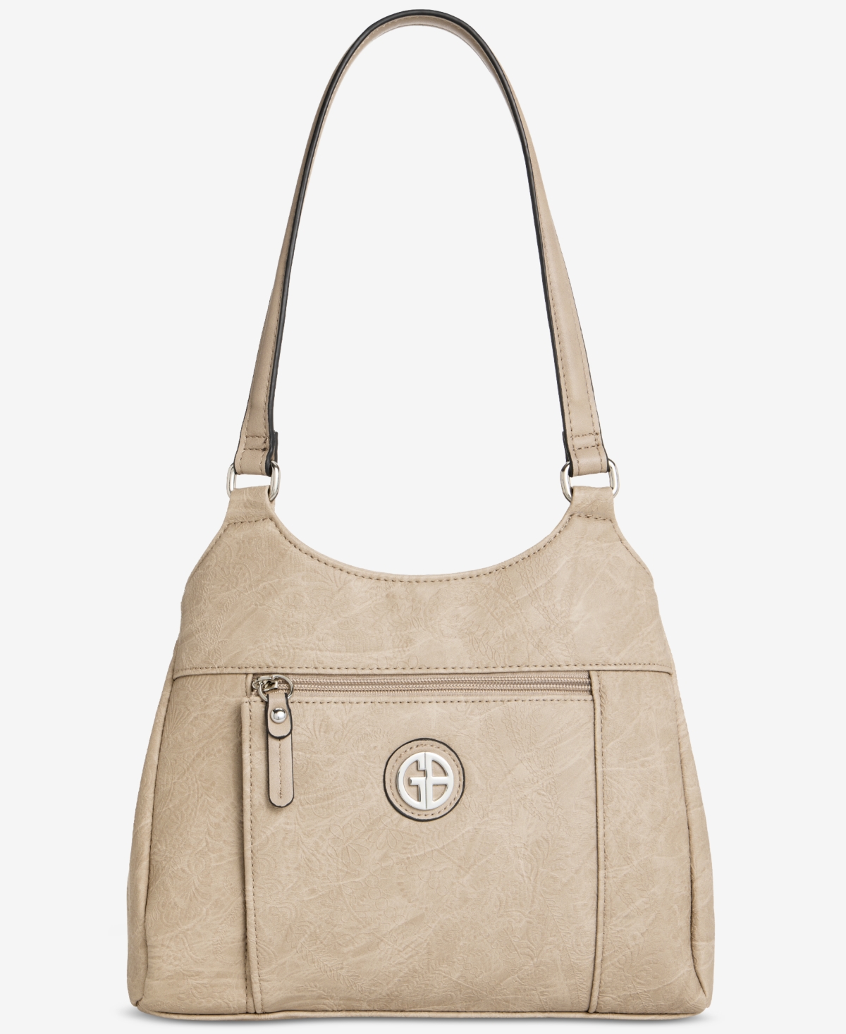 Giani Bernini Paisley Promo 4-Poster Handbag – Mushroom Giani Bernini Paisley Promo 4-Poster Handbag – Mushroom