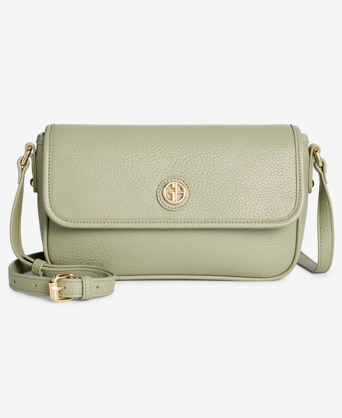 Giani Bernini Pebble East West Small Flap Crossbody, Exclusively at Macy’s – Lemon Pepp